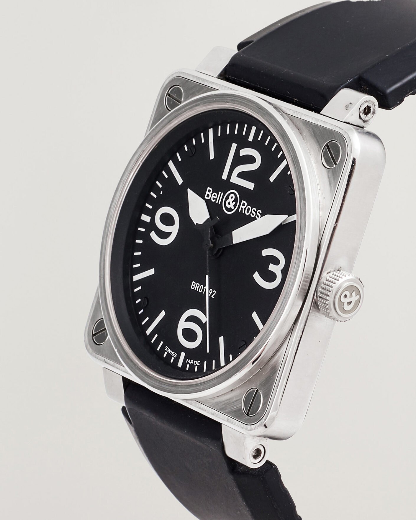 Uomini | Pre-Owned & Vintage Watches | Bell & Ross Pre-Owned | BR 01-92 STEEL