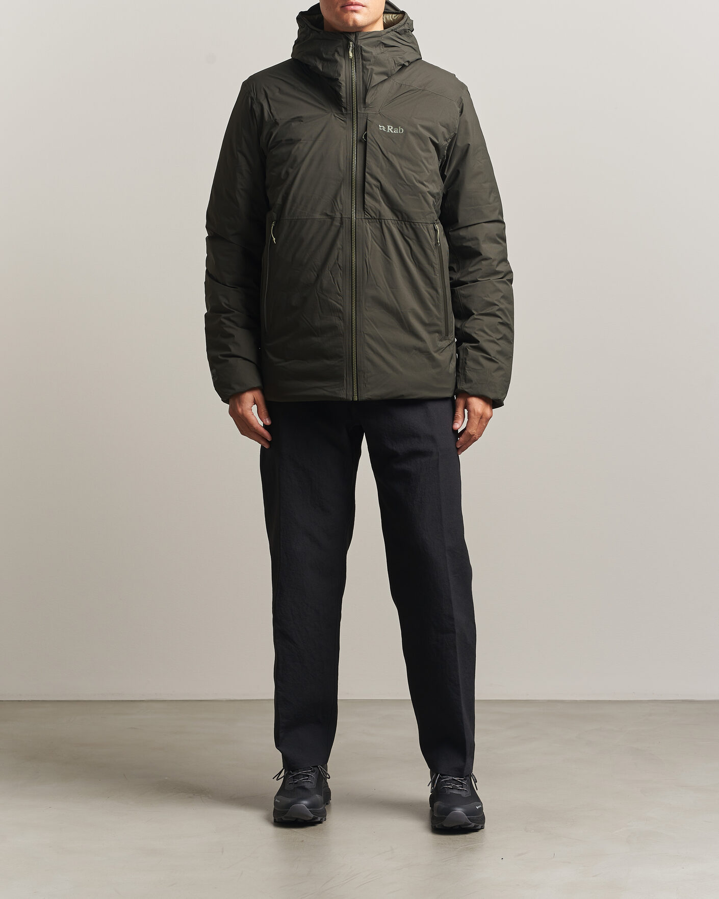 Uomini | Giacche | Rab | Microlight Waterproof Shield Jacket Dark Army