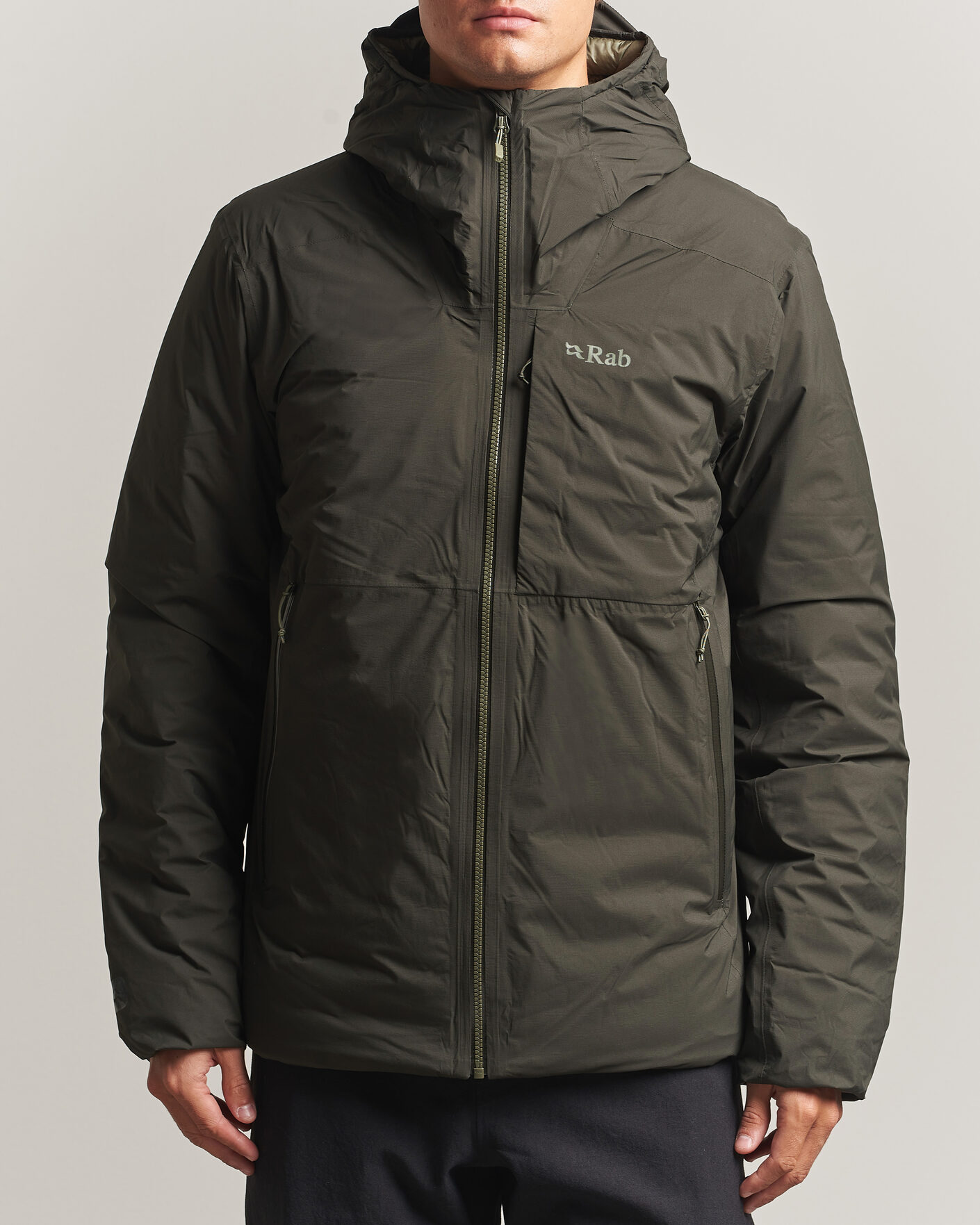 Uomini | Giacche | Rab | Microlight Waterproof Shield Jacket Dark Army