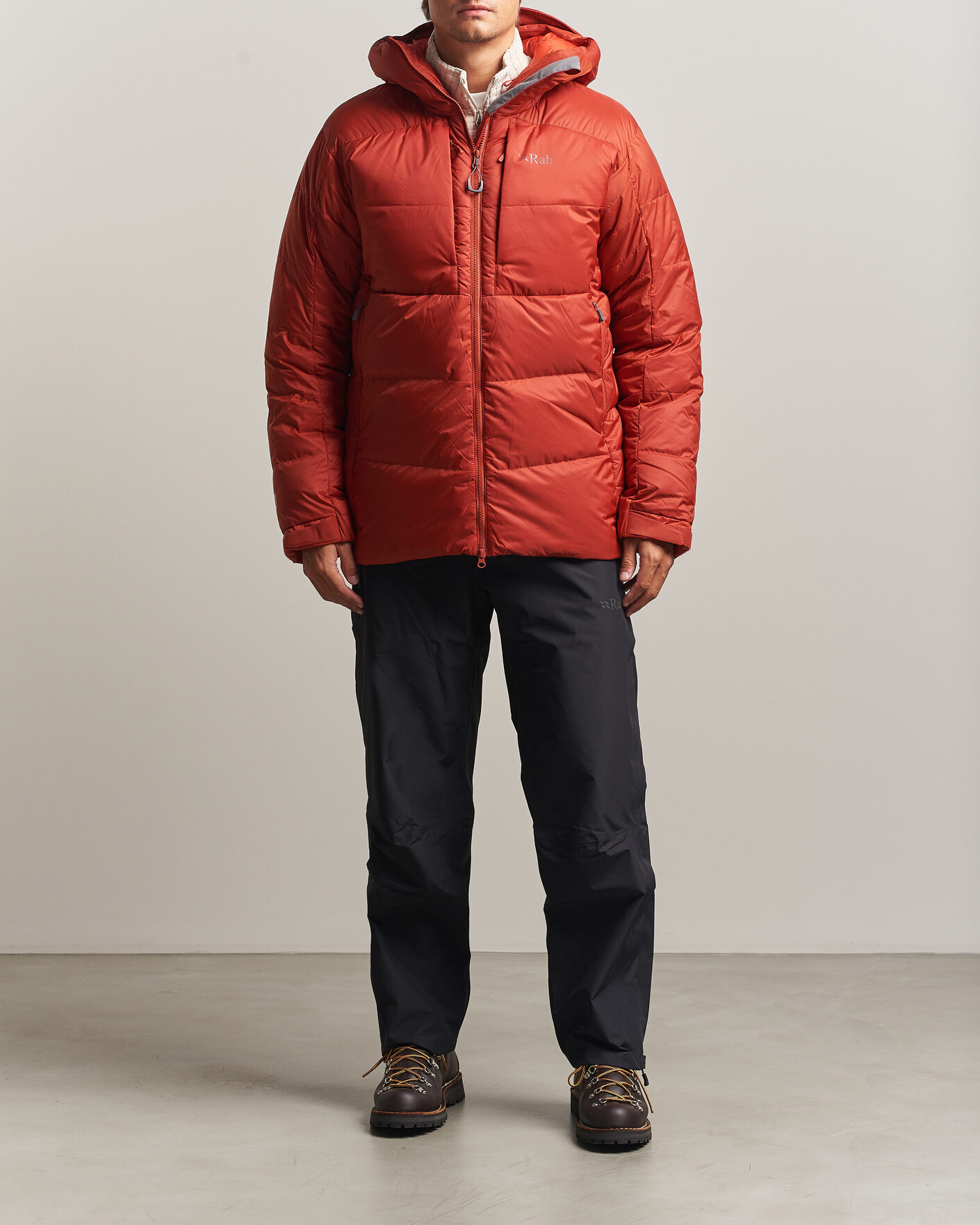 Uomini | Giacche | Rab | Positron Pro Hoody Down Jacket Tuscan Red