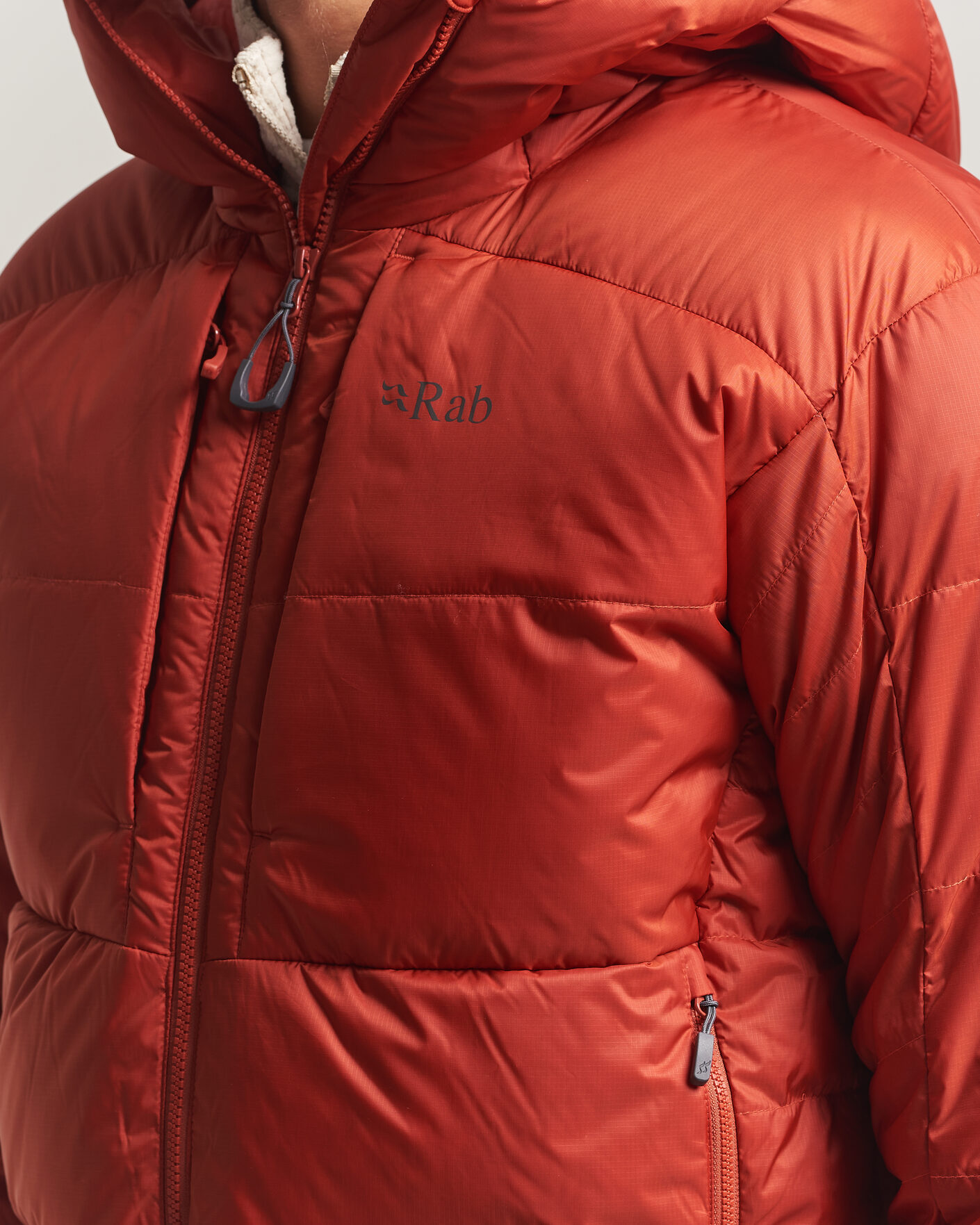Uomini | Giacche | Rab | Positron Pro Hoody Down Jacket Tuscan Red
