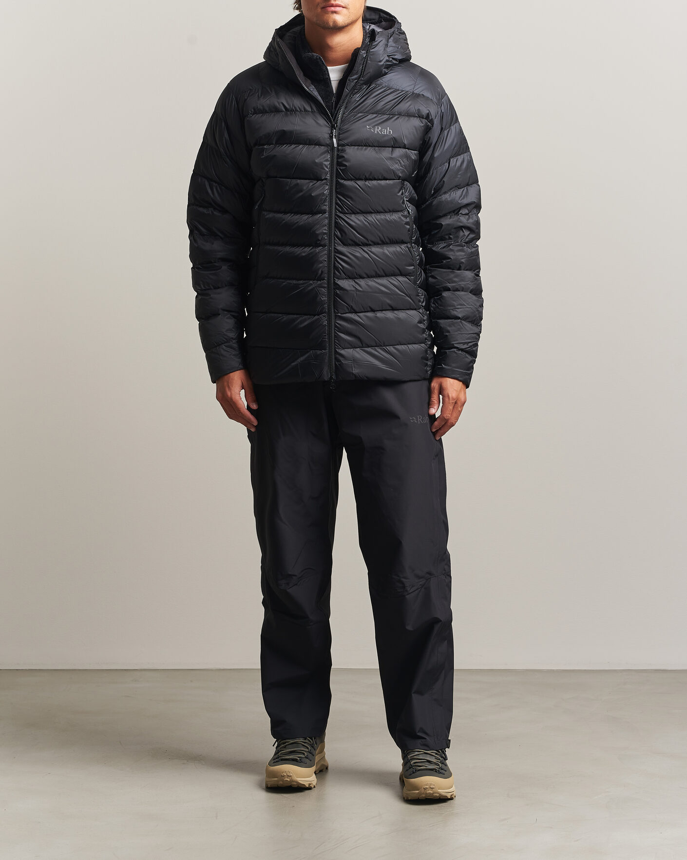 Uomini | Giacche | Rab | Electron Pro Hoody Mid Down Jacket Black