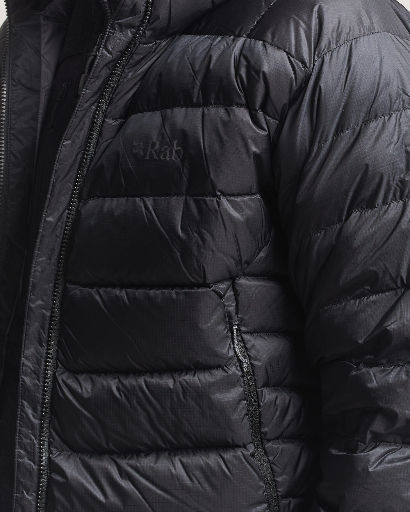 Uomini | Giacche | Rab | Electron Pro Hoody Mid Down Jacket Black