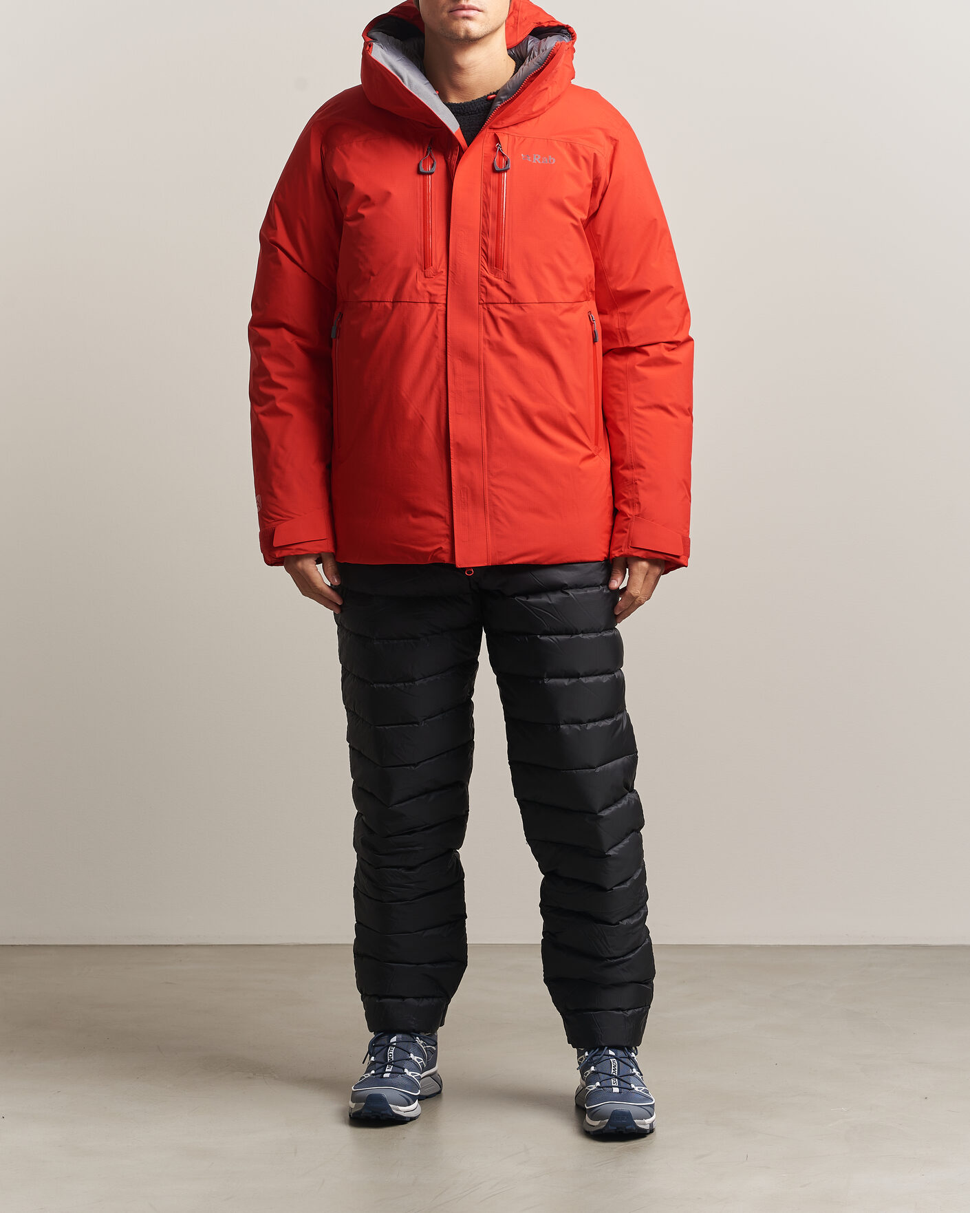 Uomini | Pantaloni | Rab | Electron Pro Down Padded Pants Black