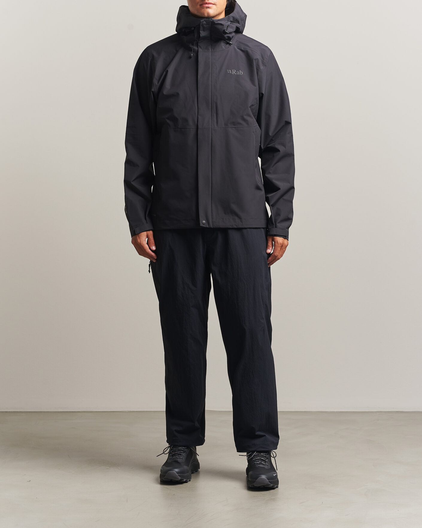 Uomini | Giacche | Rab | Downpour Waterproof Jacket Black