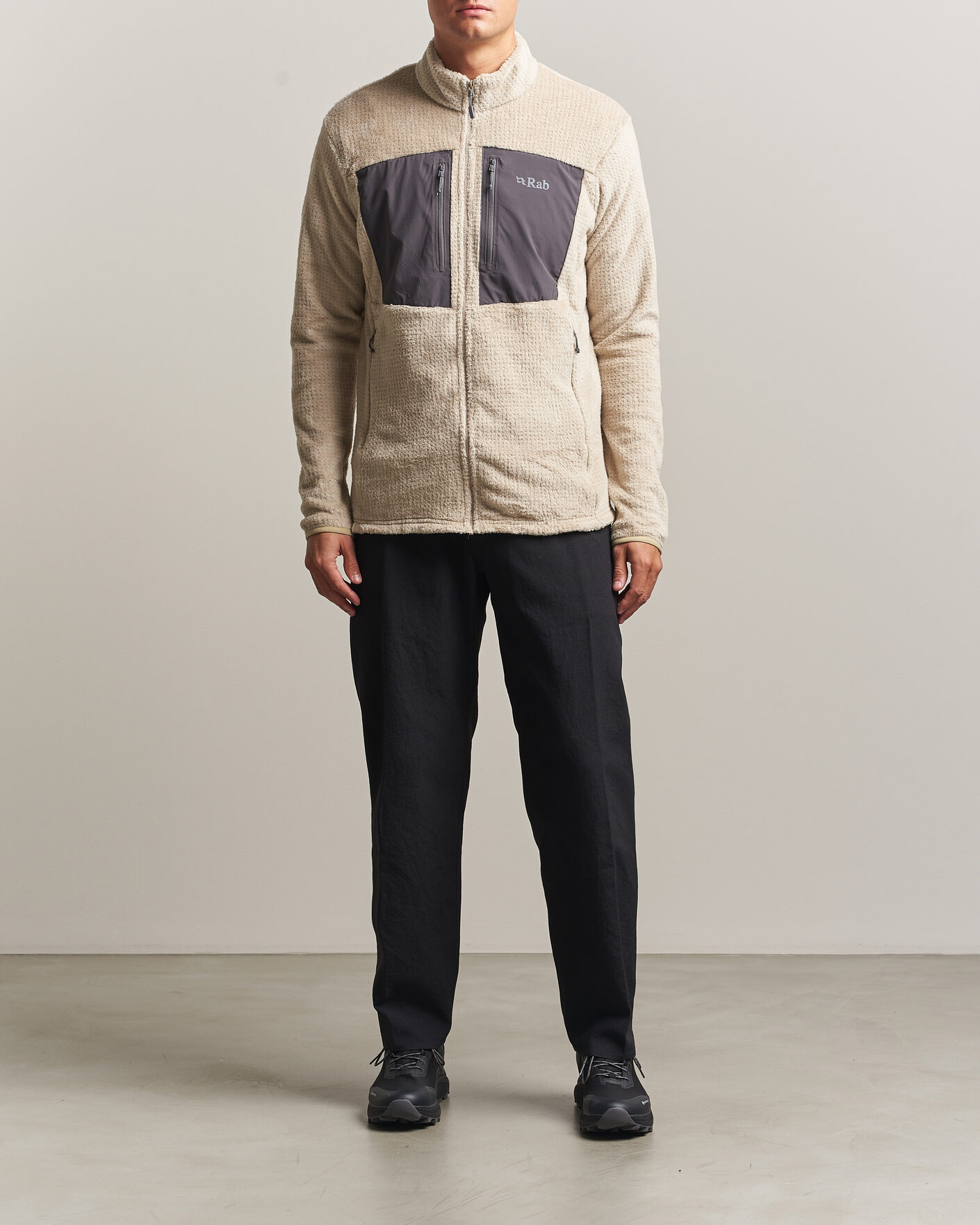 Uomini | Maglieria | Rab | Granatic Jacket Dark Pebble