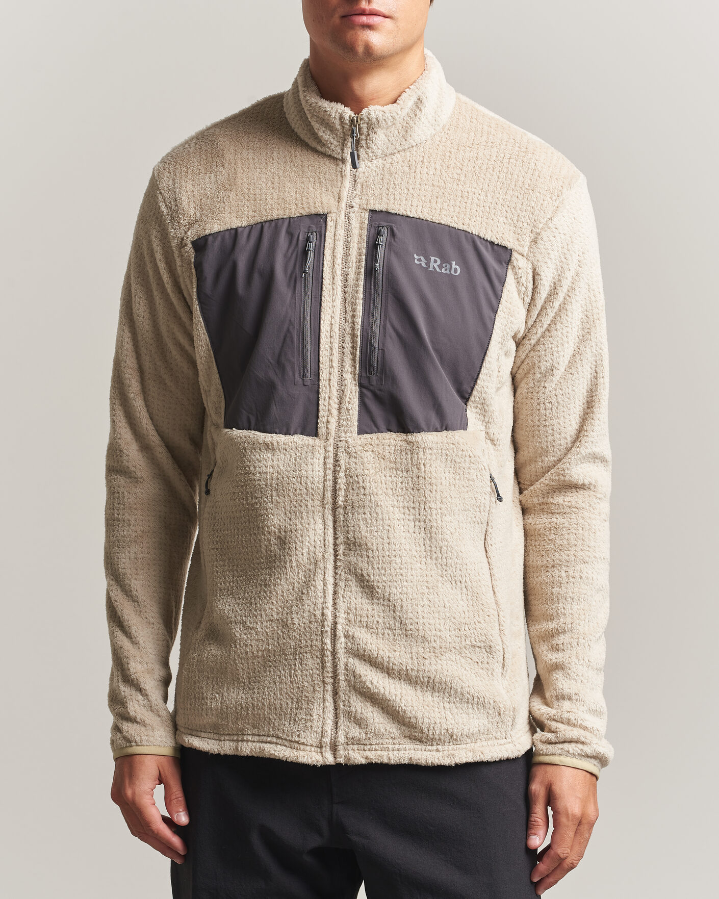 Uomini | Maglieria | Rab | Granatic Jacket Dark Pebble