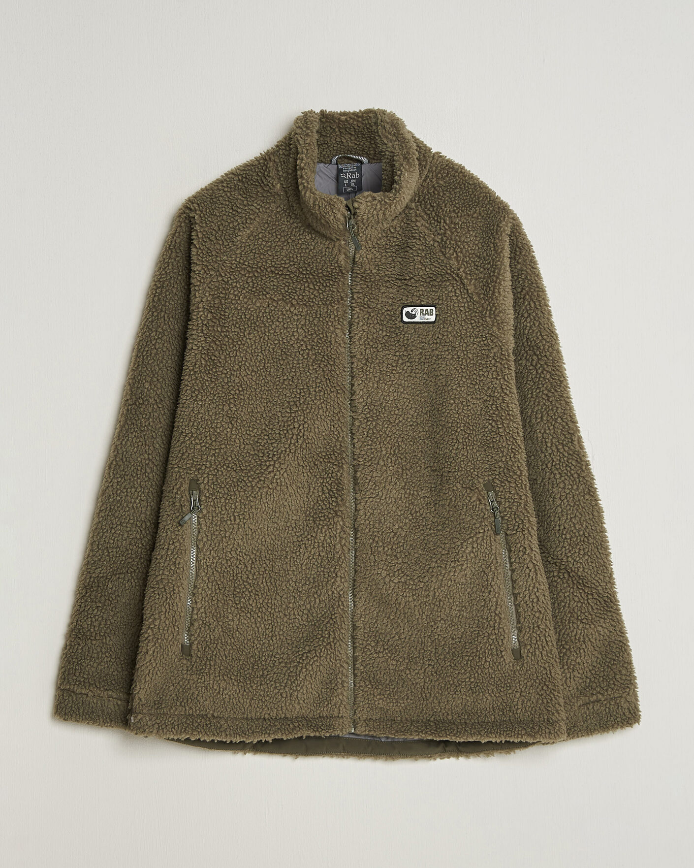 Uomini | Maglieria | Rab | Original Pile Jacket Light Khaki
