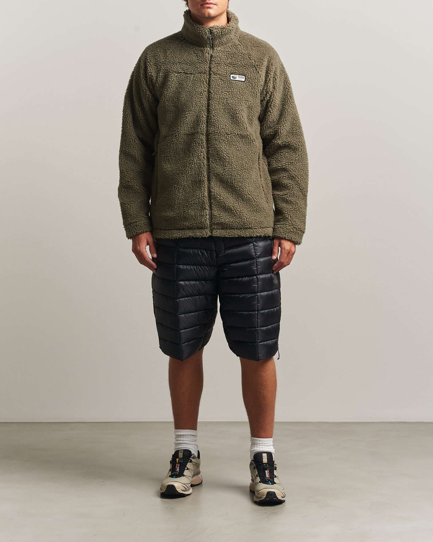 Uomini | Maglieria | Rab | Original Pile Jacket Light Khaki