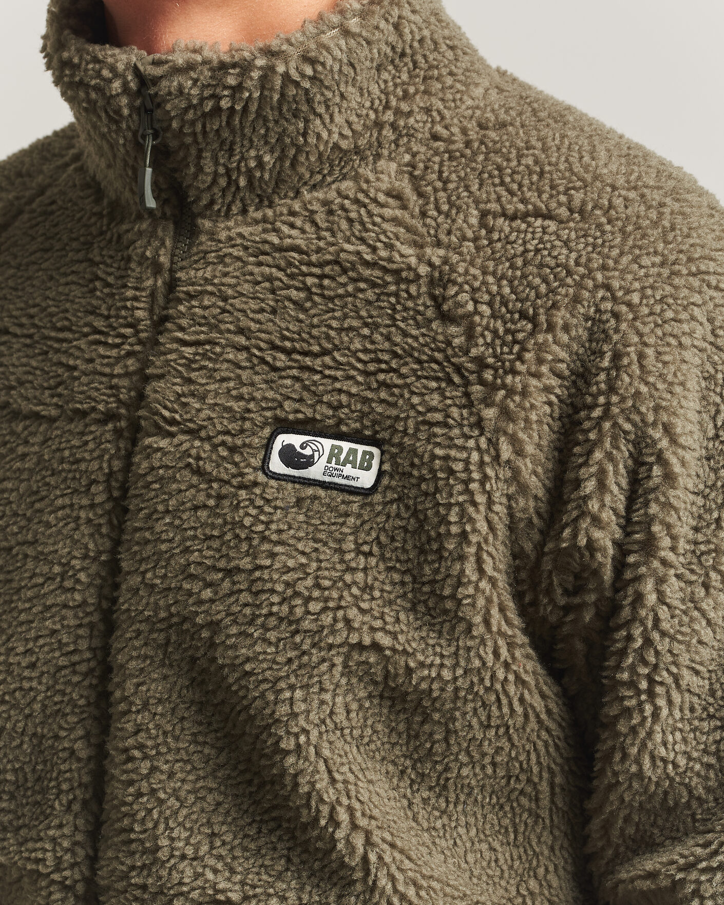 Uomini | Maglieria | Rab | Original Pile Jacket Light Khaki
