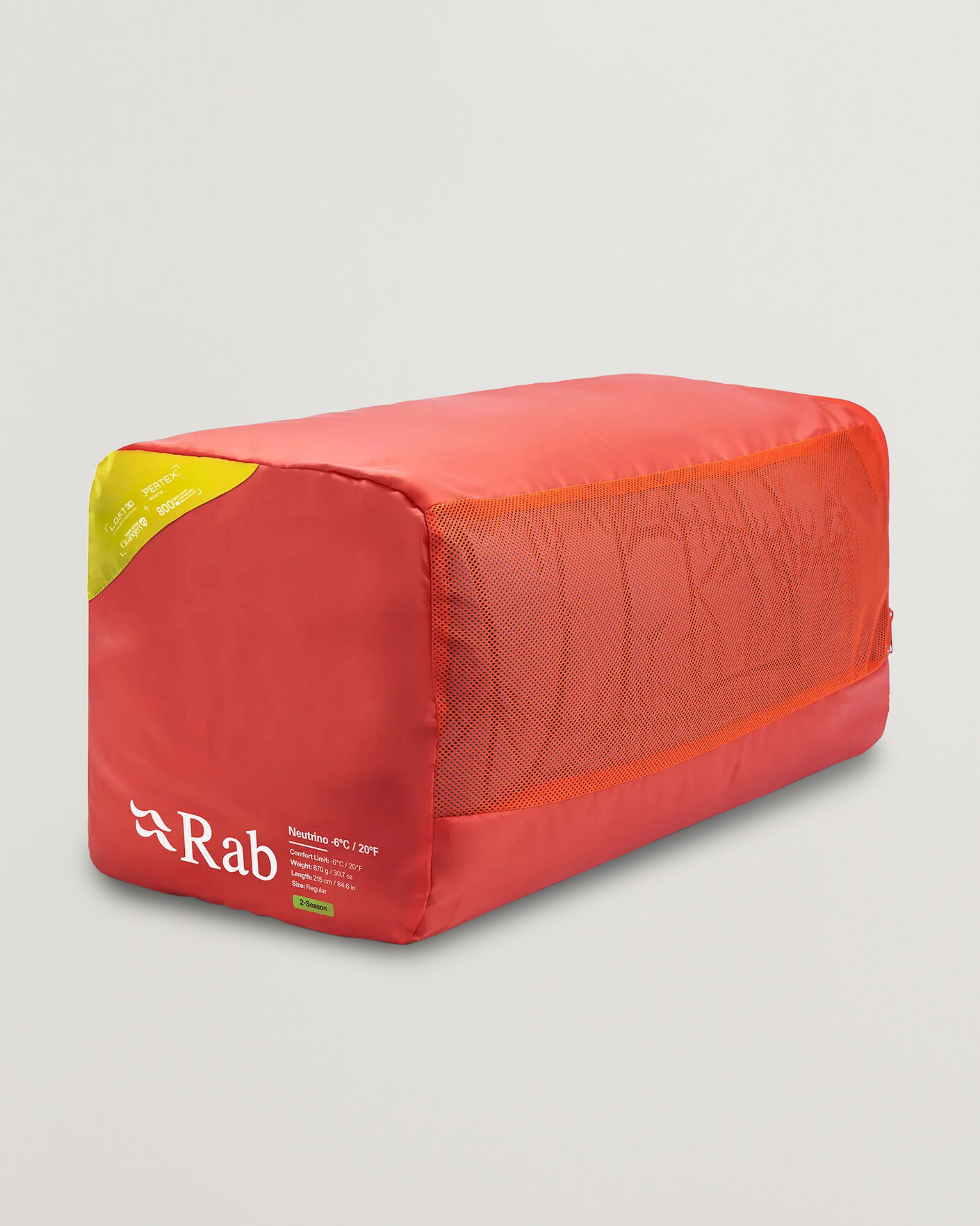 Uomini | Outdoor living | Rab | Neutrino -6C Sleeping Bag Regular Graphene/Dark Pollen