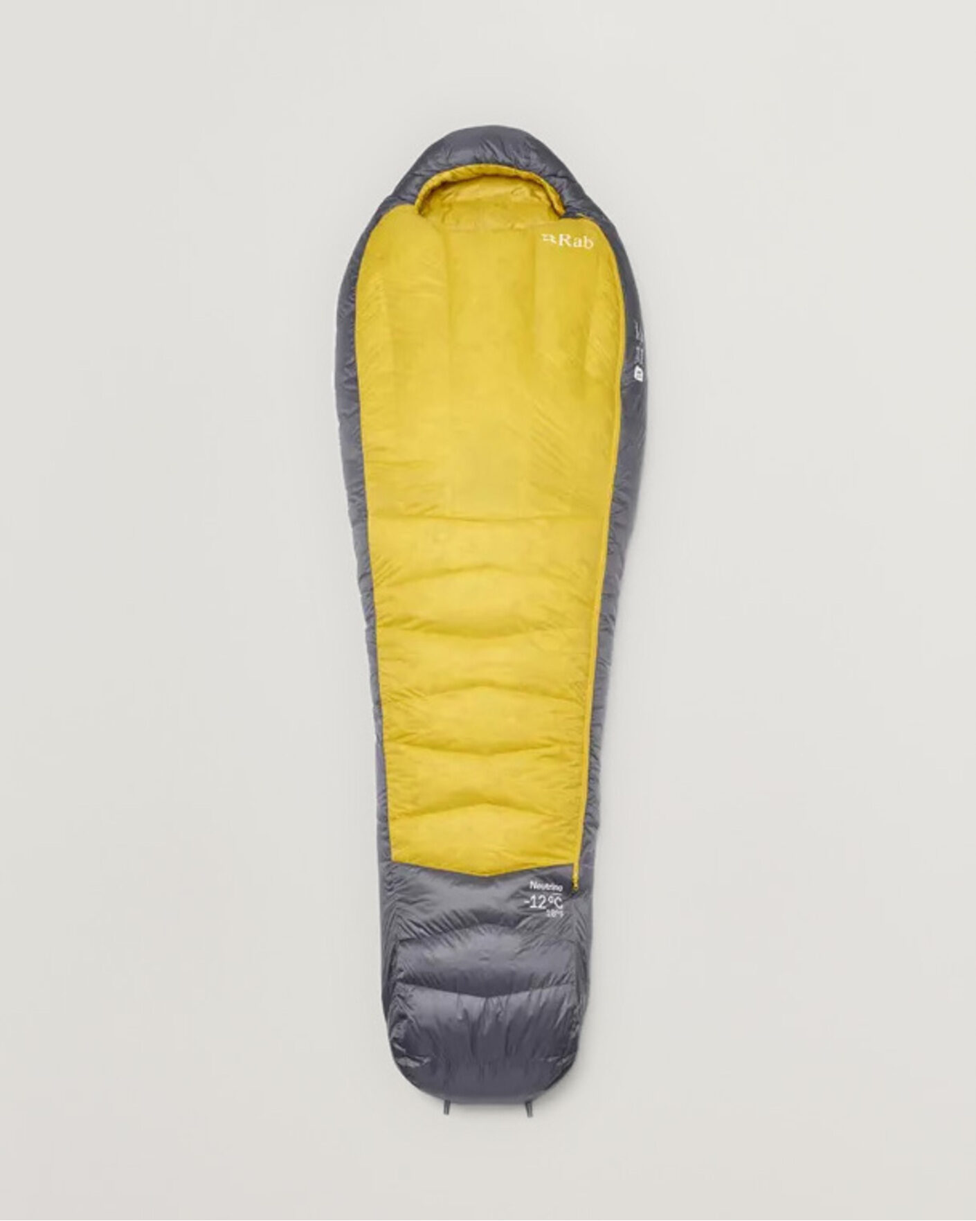 Uomini | Outdoor living | Rab | Neutrino -12C Sleeping Bag Regular Graphene/Dark Pollen