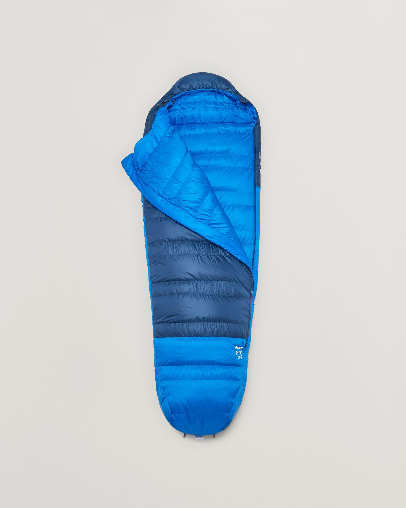 Uomini | Outdoor living | Rab | Ascent -6 Sleeping Bag Regular Tempest Blue/Maya Blue