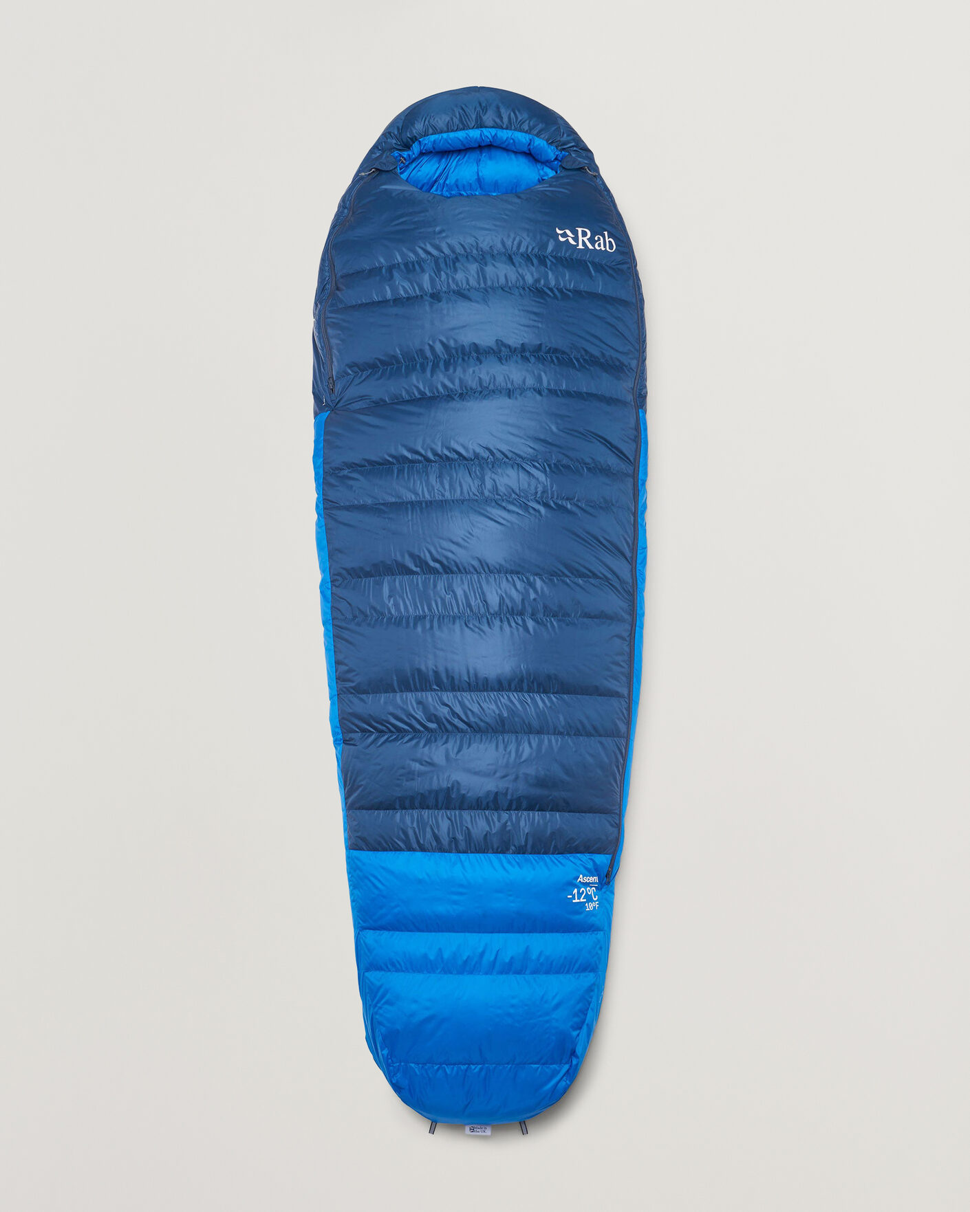 Uomini | Outdoor living | Rab | Ascent -12 Sleeping Bag Long Tempest Blue/Maya Blue