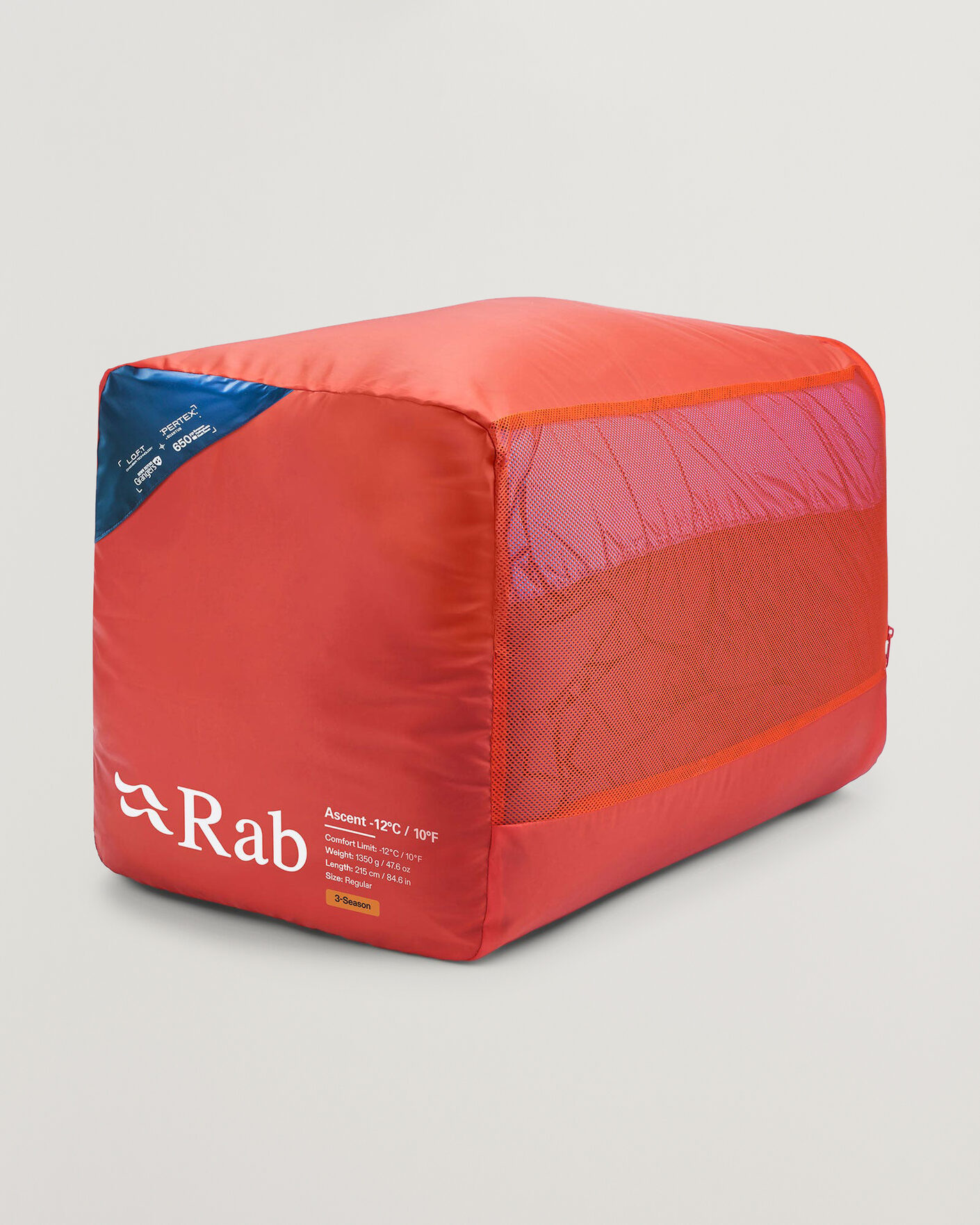 Uomini | Outdoor living | Rab | Ascent -12 Sleeping Bag Long Tempest Blue/Maya Blue