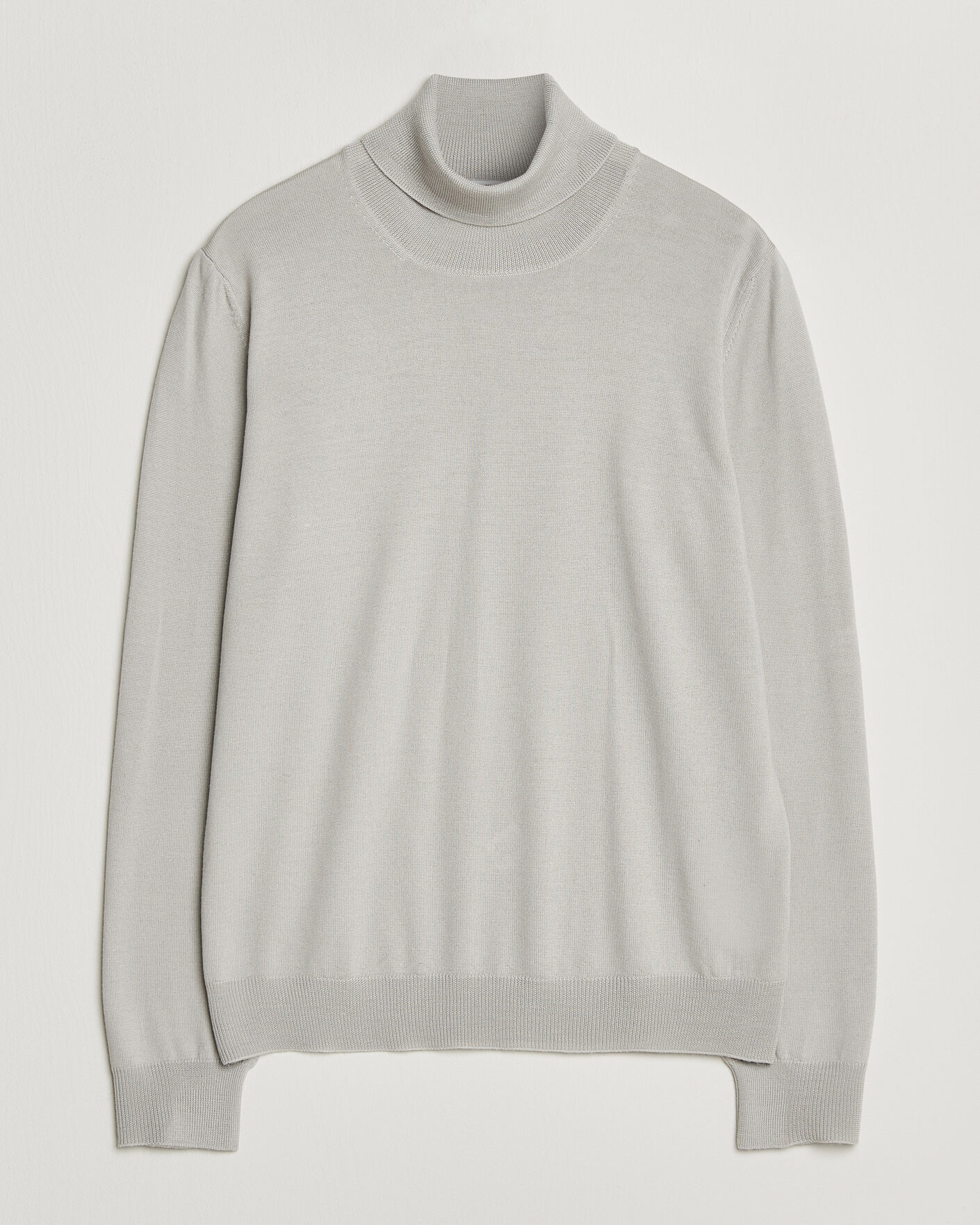Uomini | Maglieria | Gran Sasso | Merino Fashion Fit Rollneck Light Beige