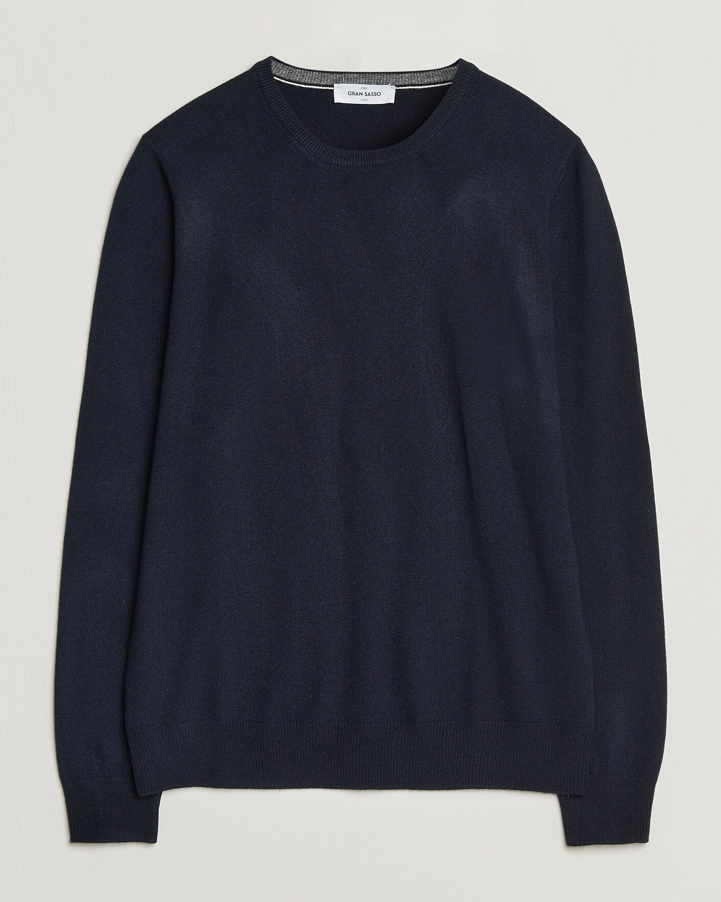 Uomini | Maglieria | Gran Sasso | Wool/Cashmere Crew Neck Navy