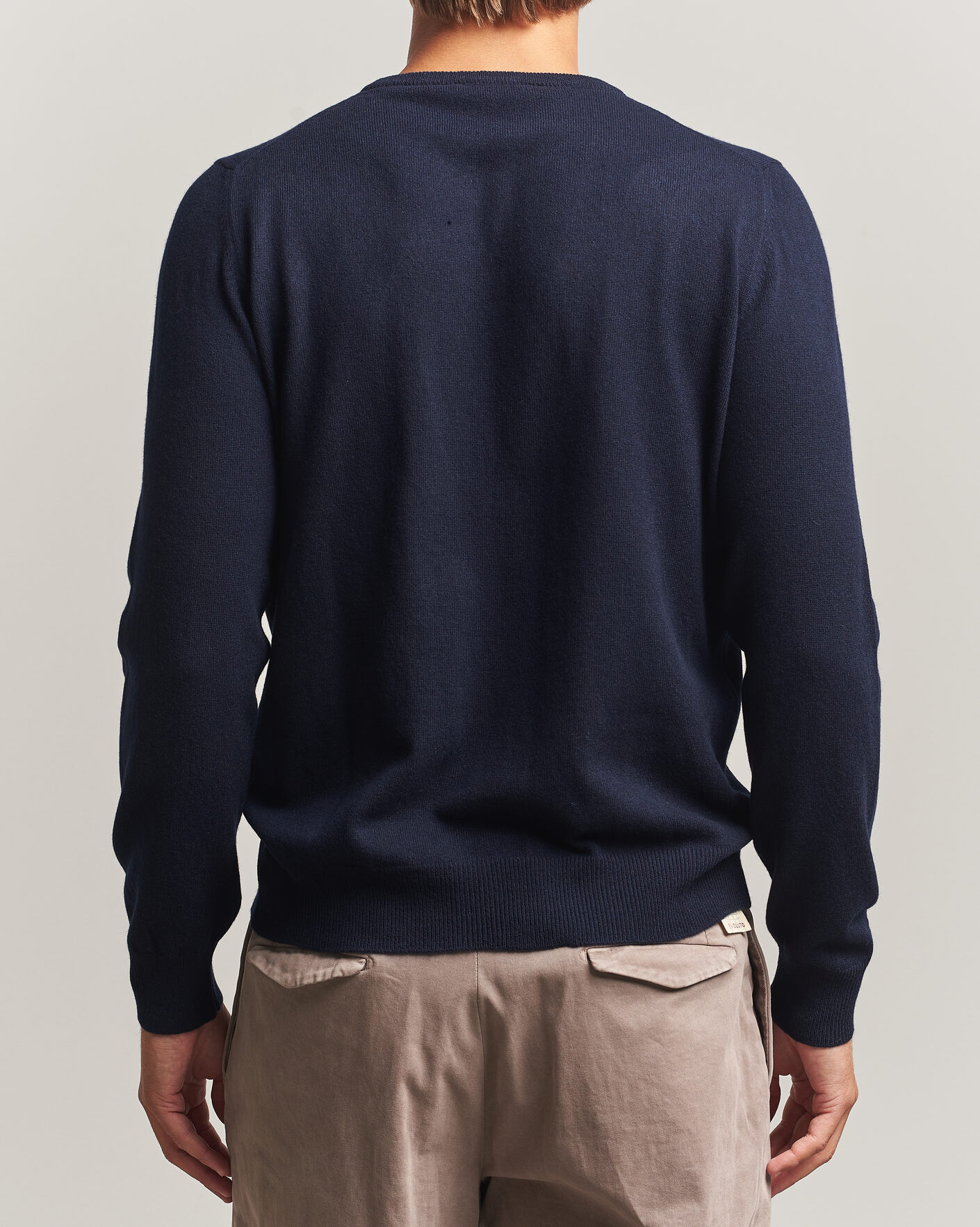 Uomini | Maglieria | Gran Sasso | Wool/Cashmere Crew Neck Navy