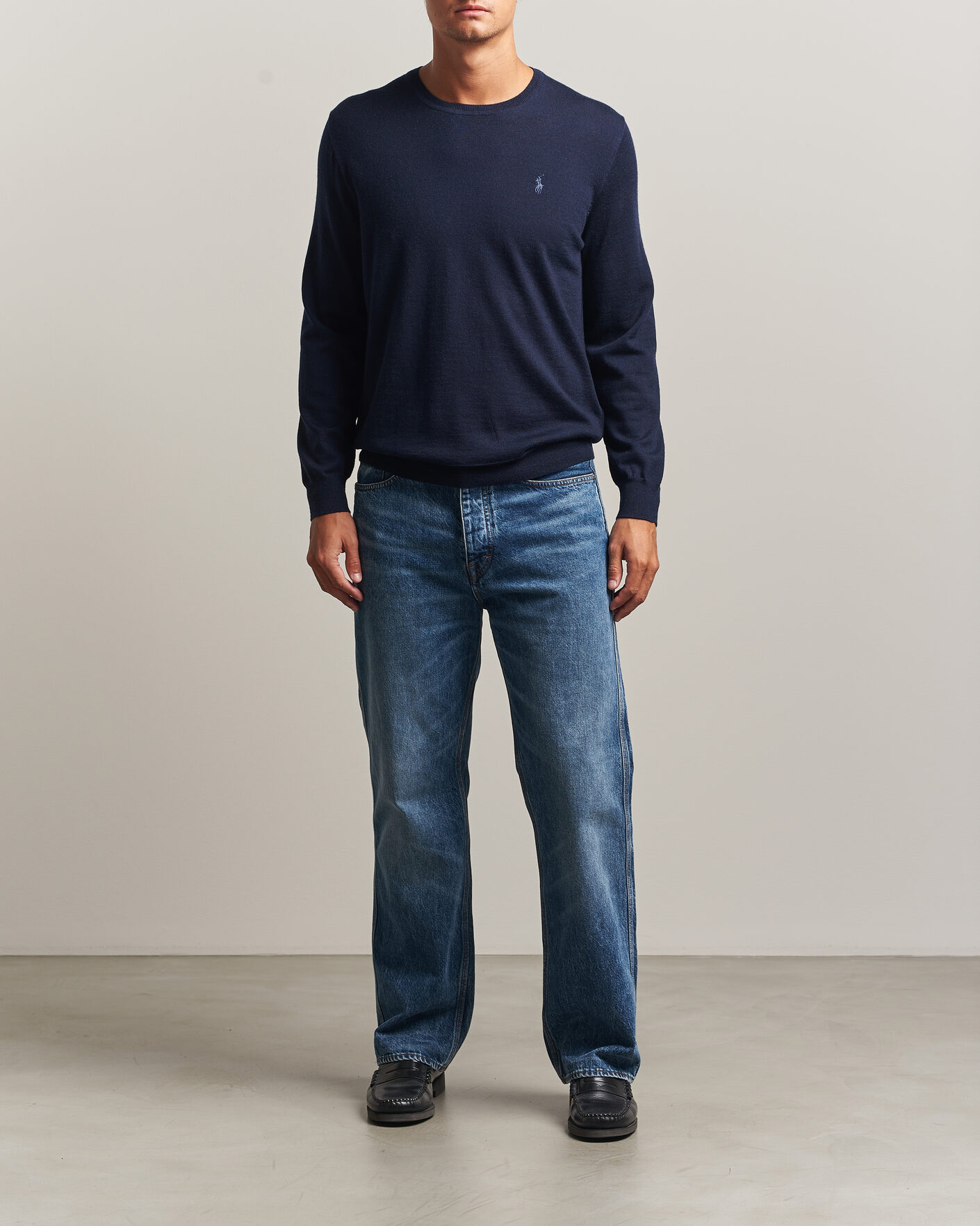Uomini | Maglieria | Polo Ralph Lauren | Long Sleeve Pullover Hunter Navy