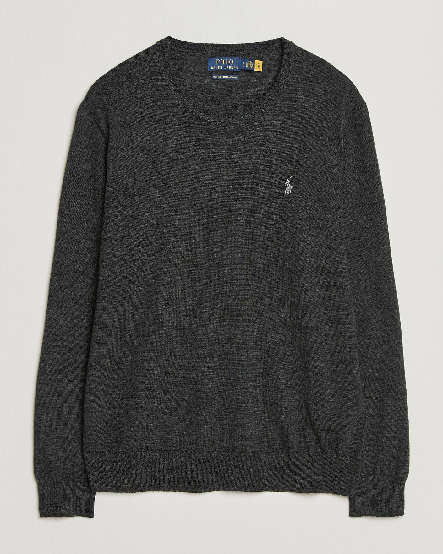 Uomini | Maglieria | Polo Ralph Lauren | Long Sleeve Pullover Dark Granite
