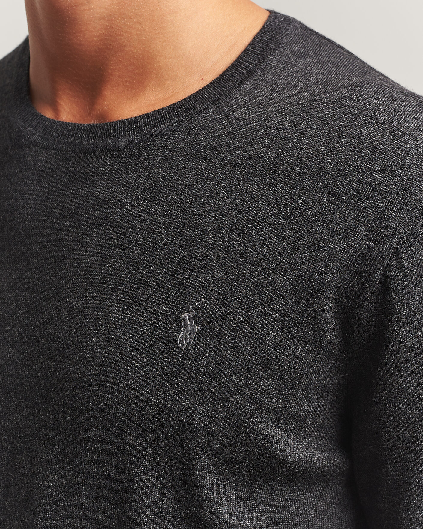 Uomini | Maglieria | Polo Ralph Lauren | Long Sleeve Pullover Dark Granite