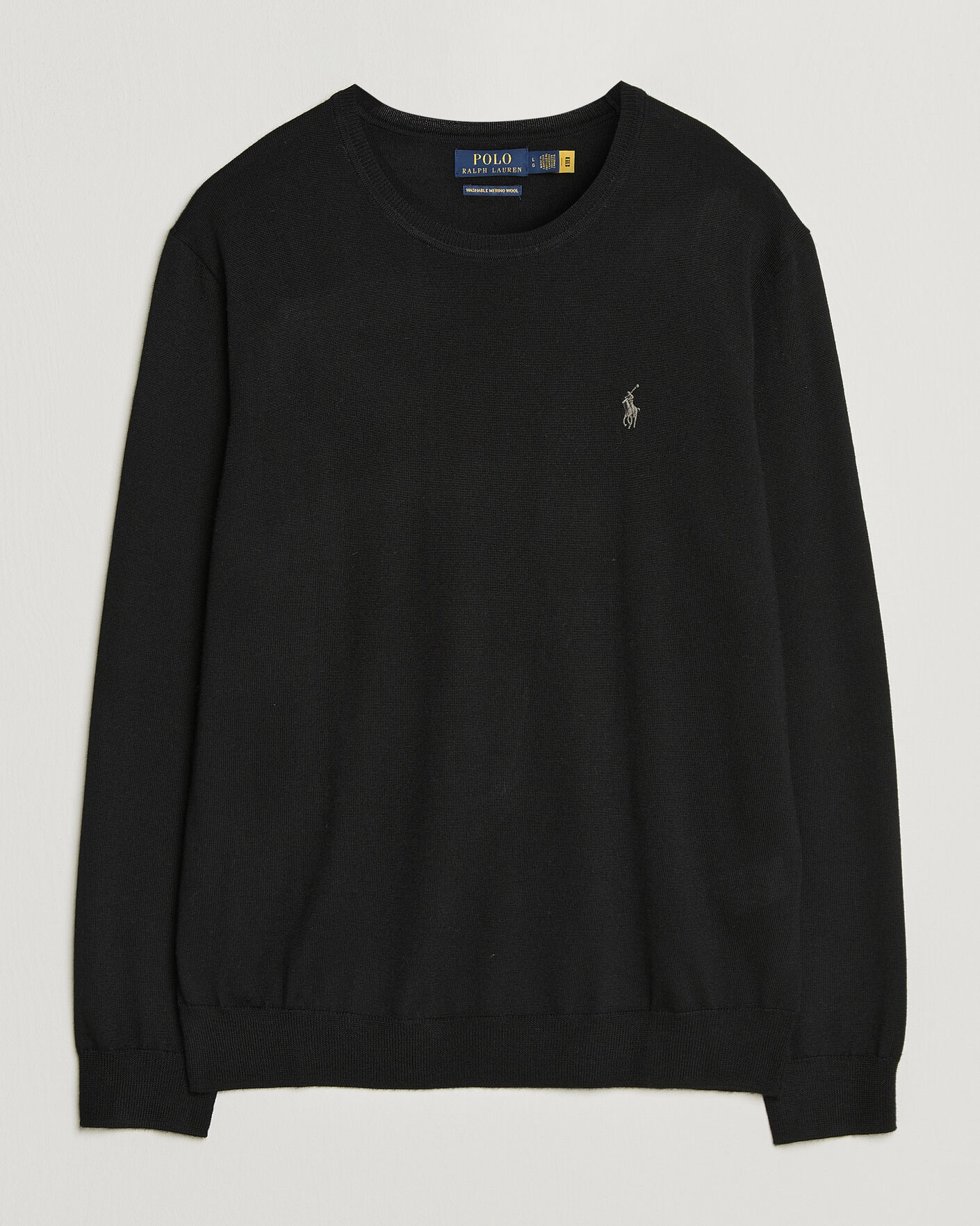 Uomini | Maglieria | Polo Ralph Lauren | Long Sleeve Pullover Polo Black