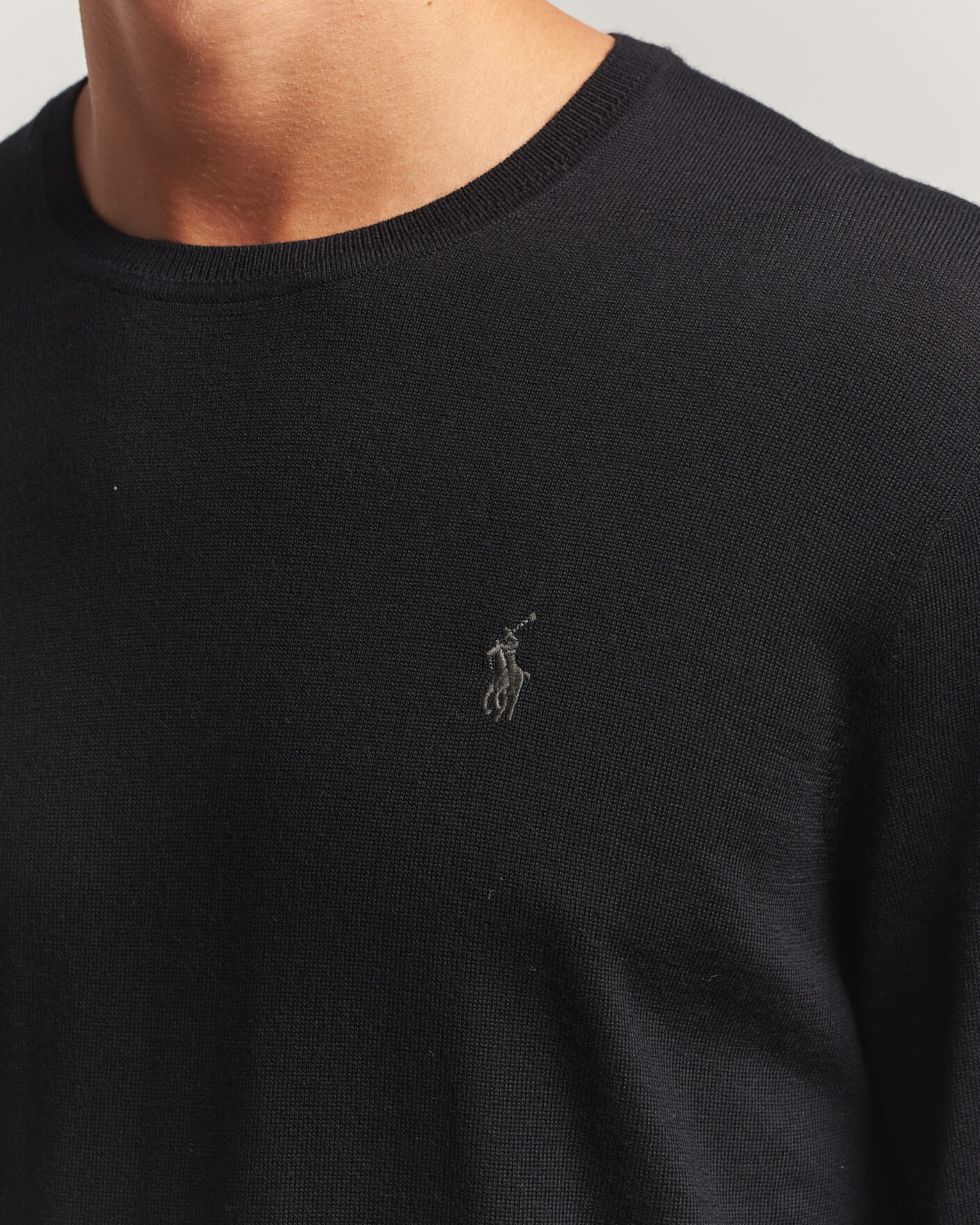 Uomini | Maglieria | Polo Ralph Lauren | Long Sleeve Pullover Polo Black