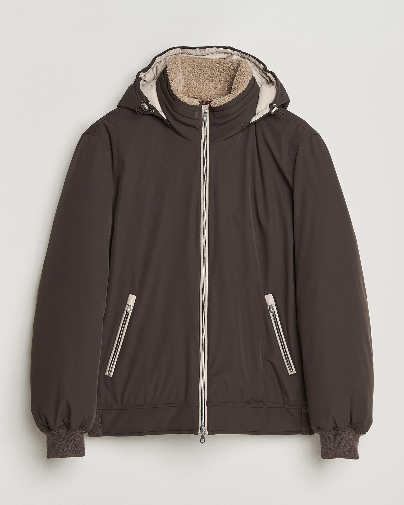 Uomini | Giacche | Brunello Cucinelli | Padded Jacket Dark Brown