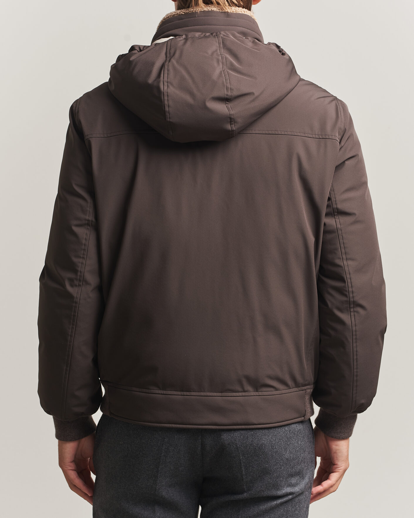 Uomini | Giacche | Brunello Cucinelli | Padded Jacket Dark Brown