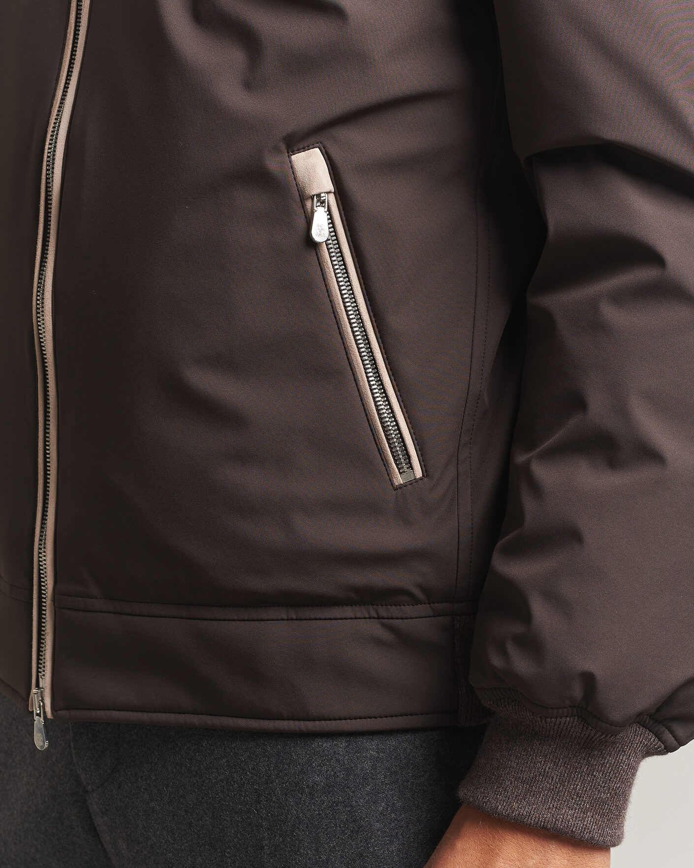 Uomini | Giacche | Brunello Cucinelli | Padded Jacket Dark Brown