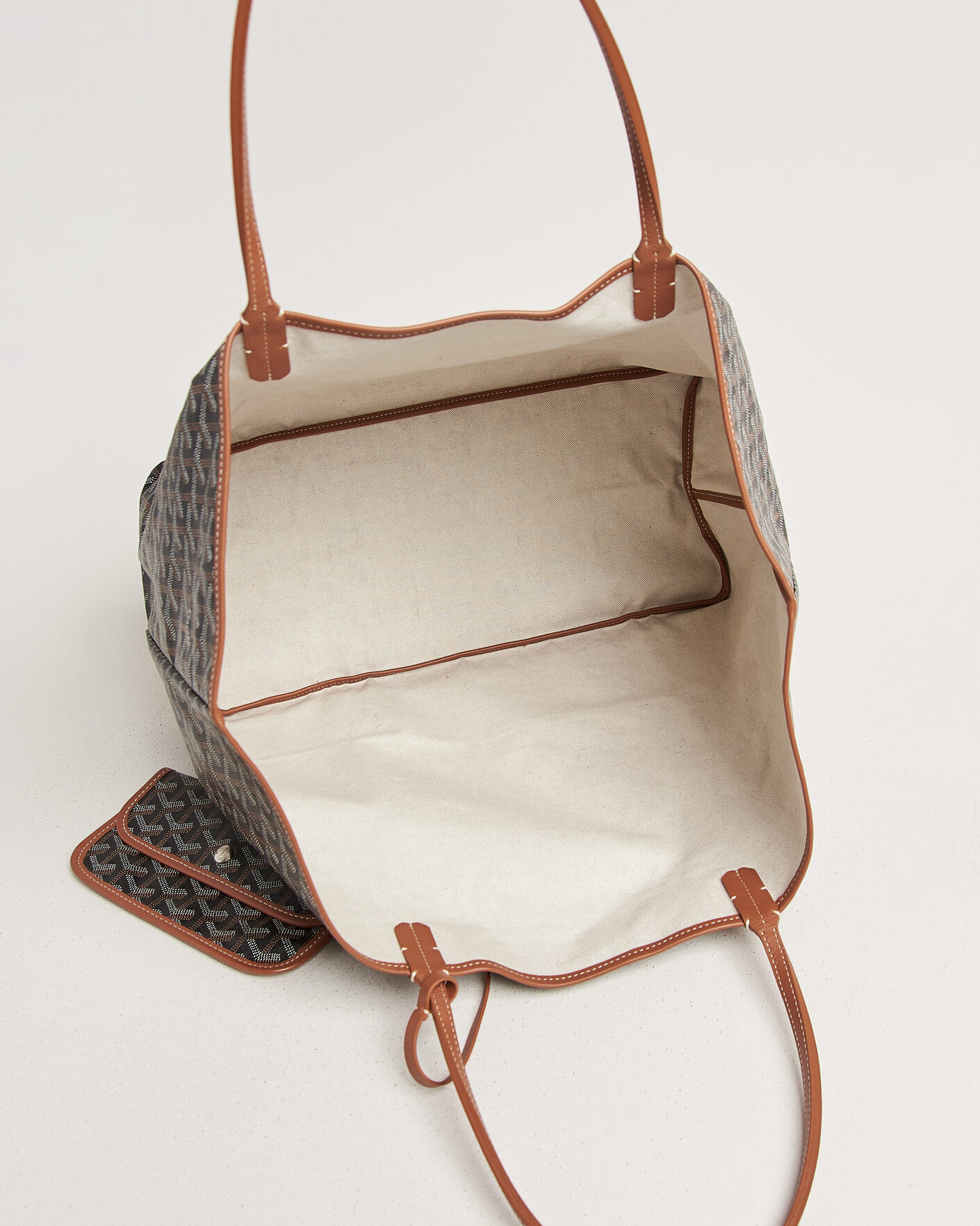 Uomini | Pre-Owned & Vintage Bags | Goyard Pre-Owned | Saint Louis GM Coated Canvas Tote Bag Black