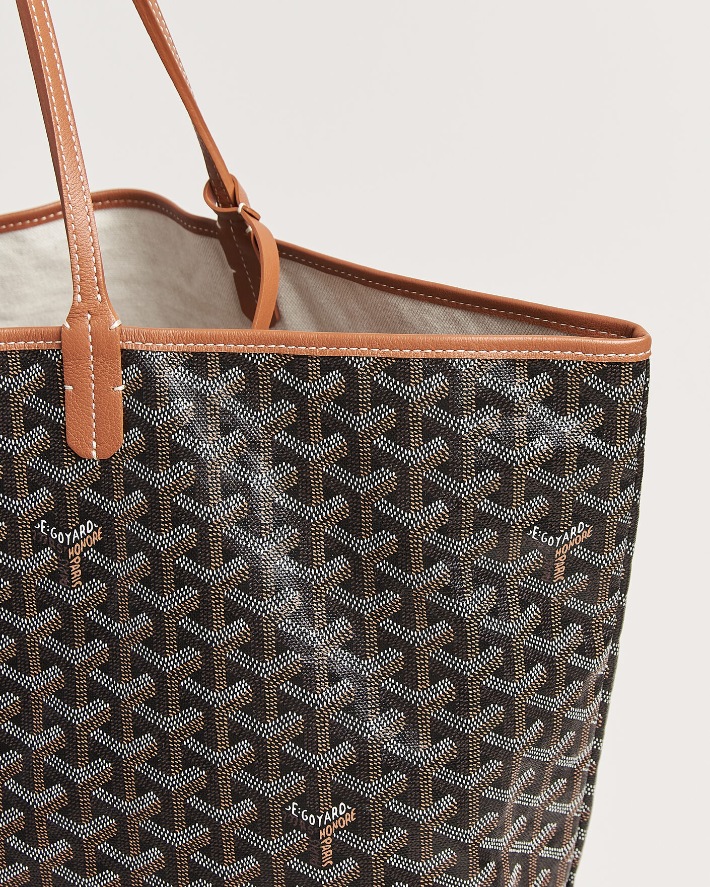Uomini | Pre-Owned & Vintage Bags | Goyard Pre-Owned | Saint Louis GM Coated Canvas Tote Bag Black