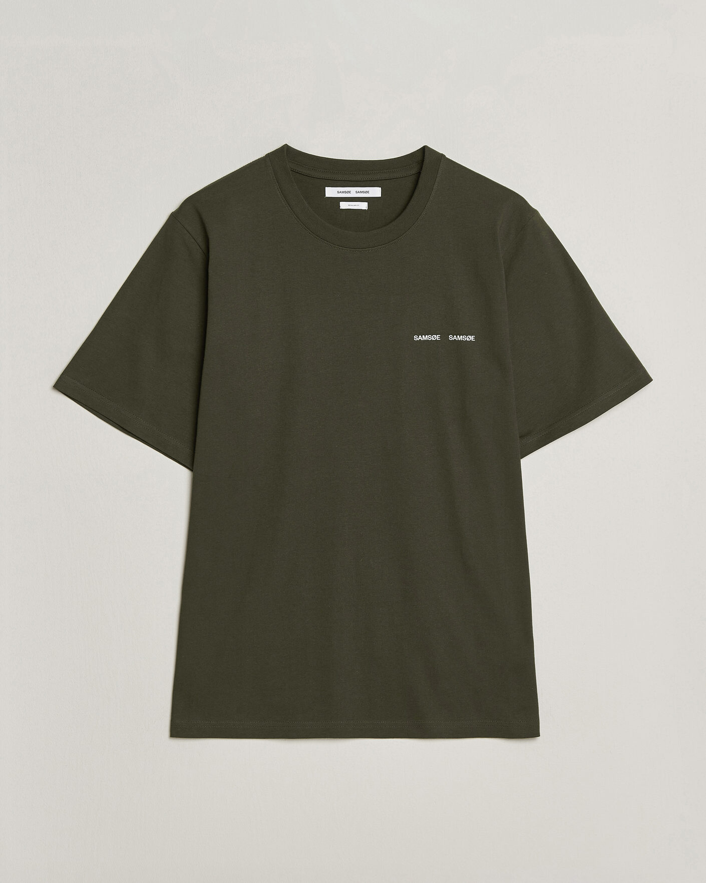 Uomini | T-shirt | Samsøe Samsøe | Thomas Cotton T-Shirt Forest Night