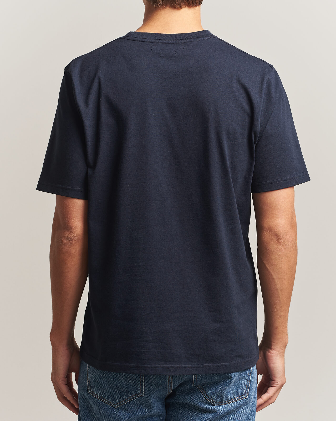 Uomini | T-shirt | Samsøe Samsøe | Thomas Cotton T-Shirt Salute Navy
