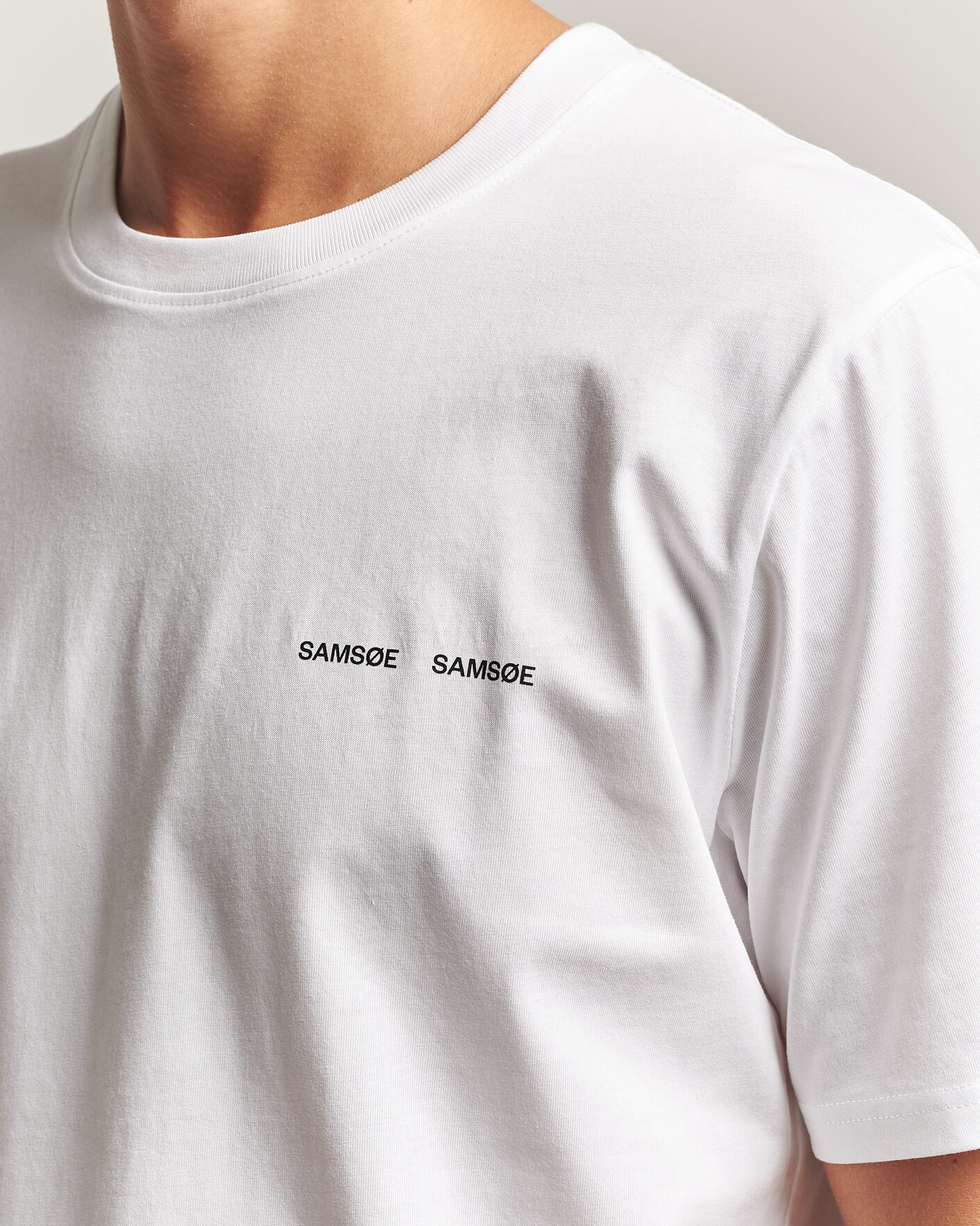 Uomini | T-shirt | Samsøe Samsøe | Thomas Cotton T-Shirt White