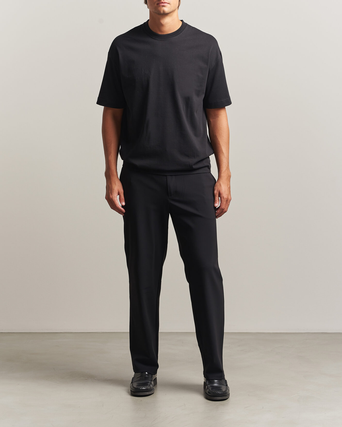 Uomini | T-shirt | Samsøe Samsøe | Jason Heavy Cotton T-Shirt Black