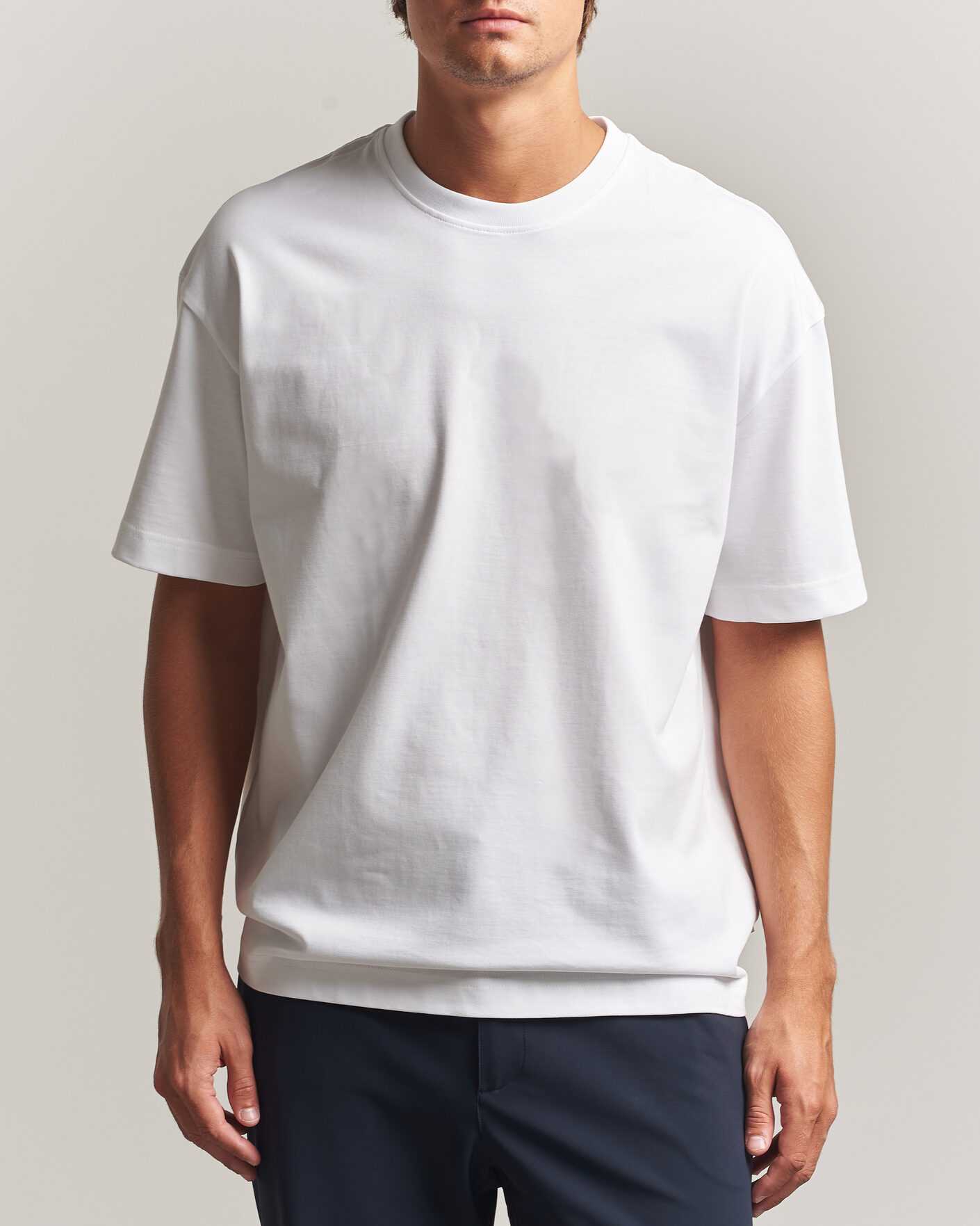 Uomini | T-shirt | Samsøe Samsøe | Jason Heavy Cotton T-Shirt White