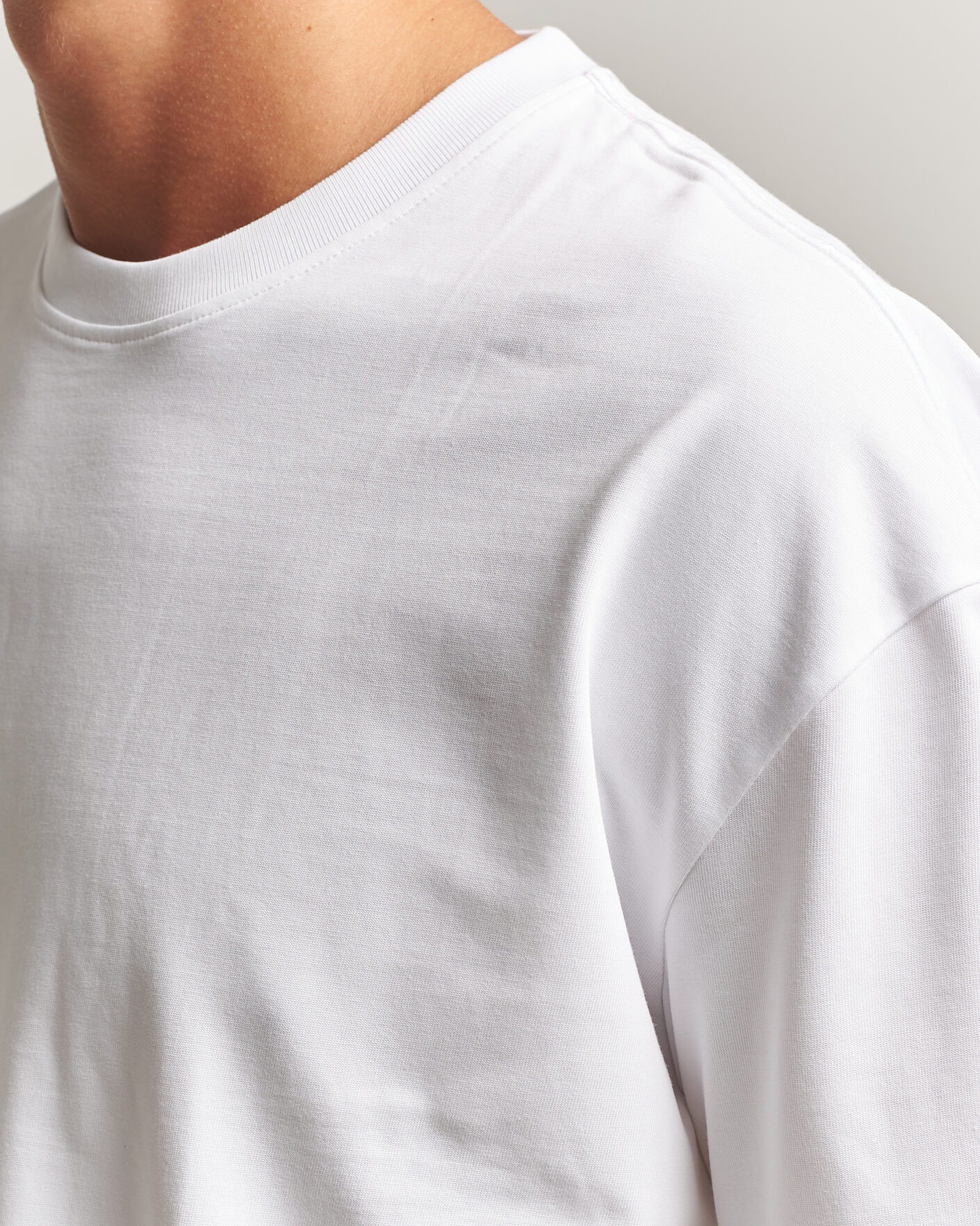 Uomini | T-shirt | Samsøe Samsøe | Jason Heavy Cotton T-Shirt White