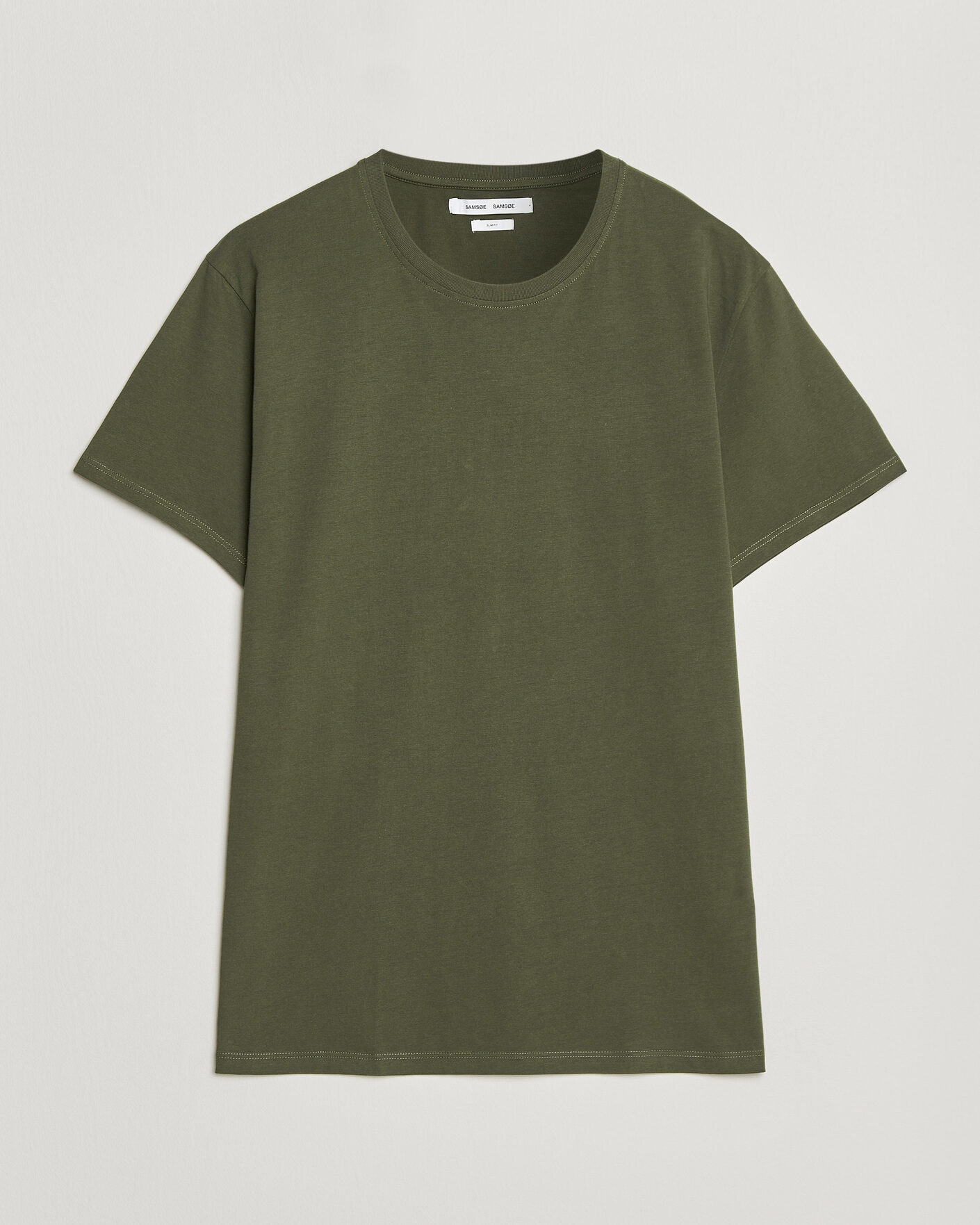 Uomini | T-shirt | Samsøe Samsøe | Kronos Cotton T-Shirt Forest Night
