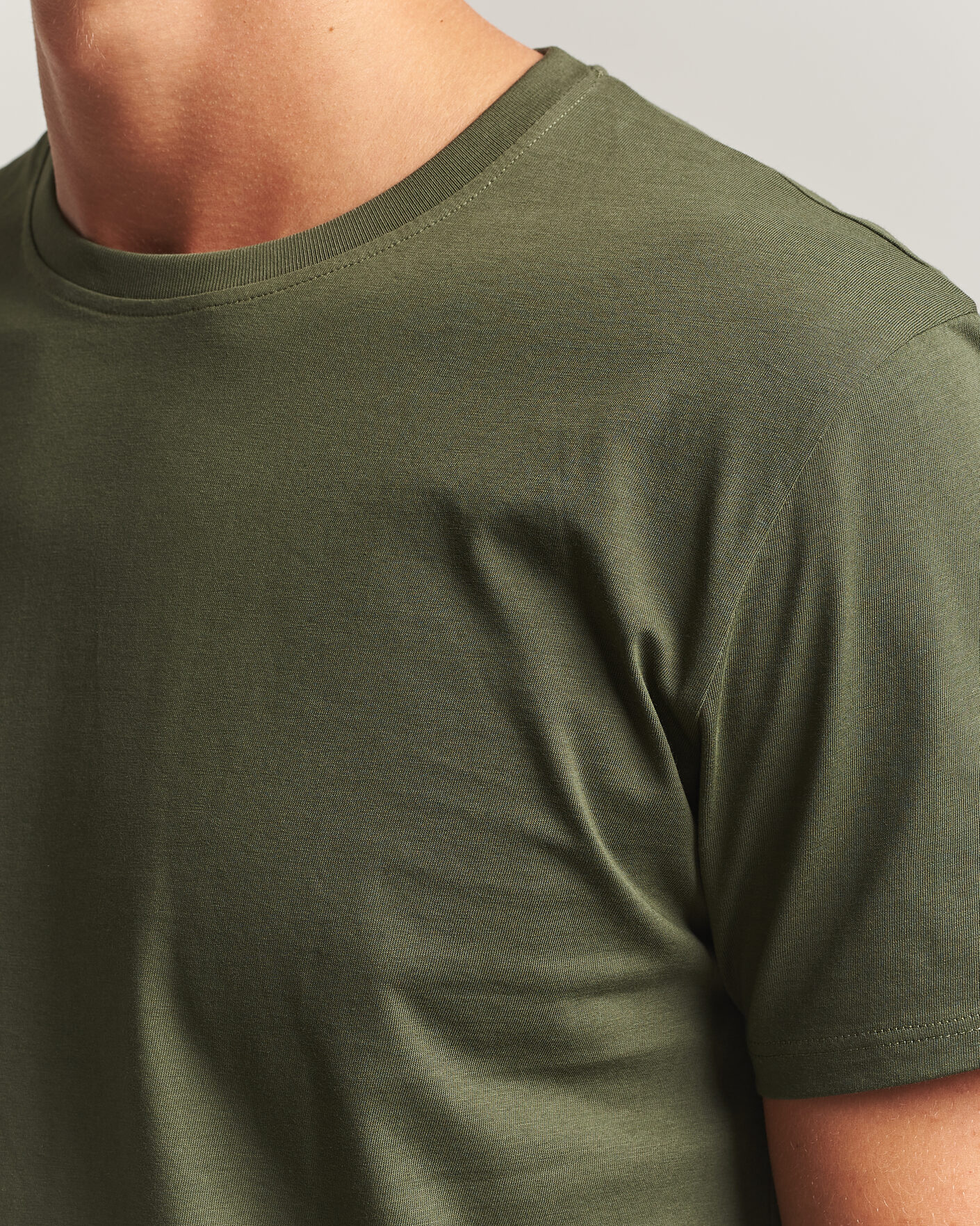 Uomini | T-shirt | Samsøe Samsøe | Kronos Cotton T-Shirt Forest Night