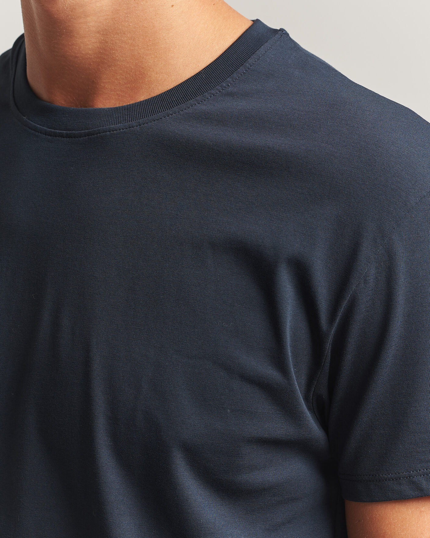 Uomini | T-shirt | Samsøe Samsøe | Kronos Cotton T-Shirt Salute Navy