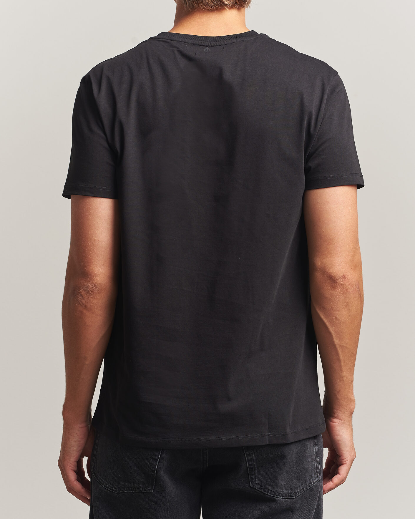 Uomini | T-shirt | Samsøe Samsøe | Kronos Cotton T-Shirt Black