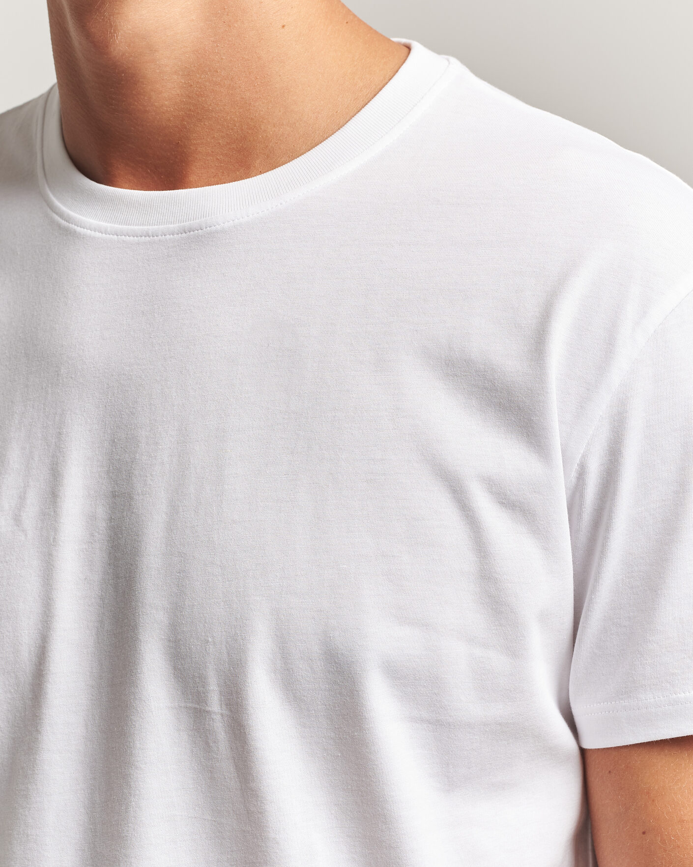 Uomini | T-shirt | Samsøe Samsøe | Kronos Cotton T-Shirt White