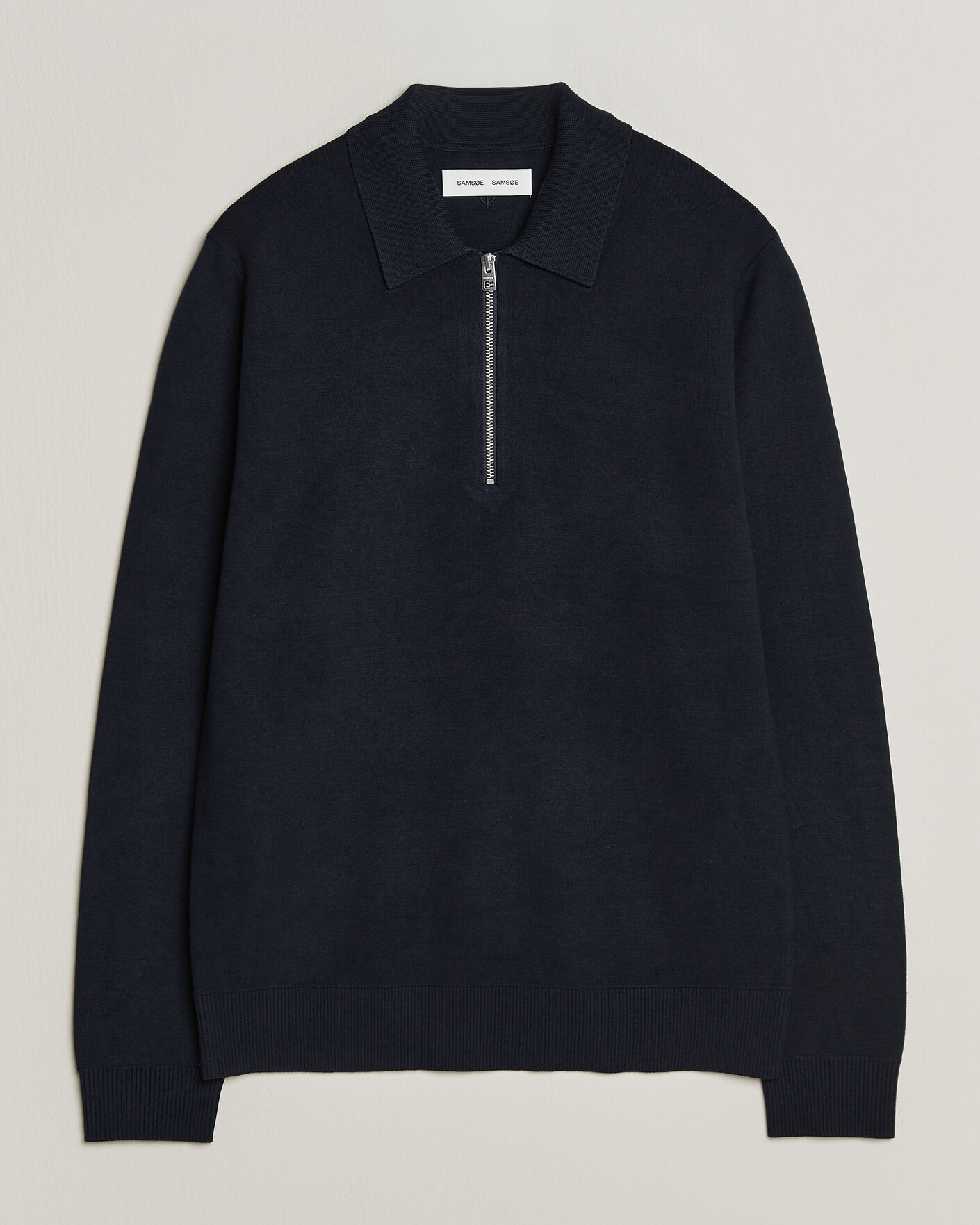 Uomini | Maglieria | Samsøe Samsøe | Matt Half Zip Polo Sky Captain