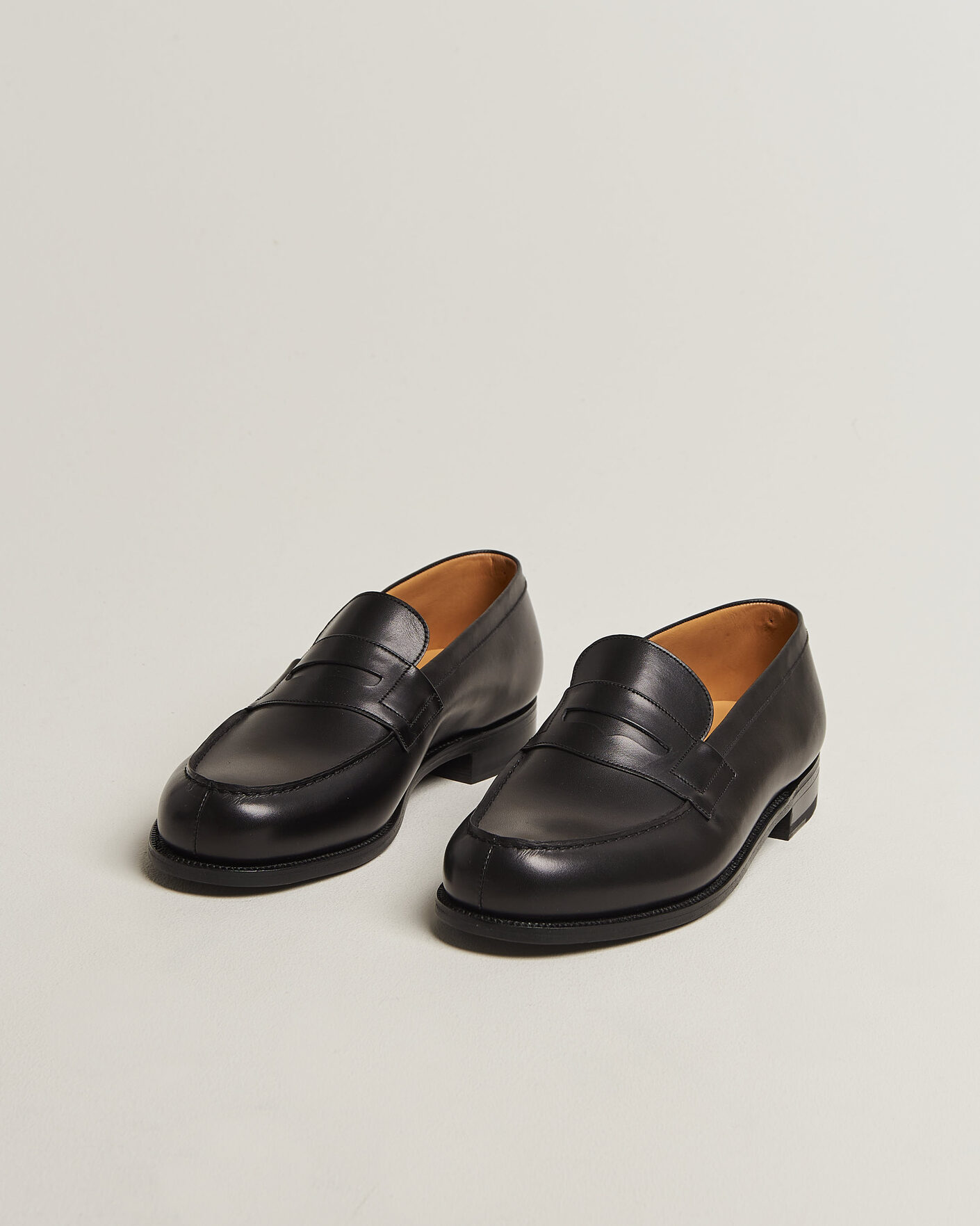 Uomini | Mocassini | J.M. Weston | 180 Penny Loafer Black Calf