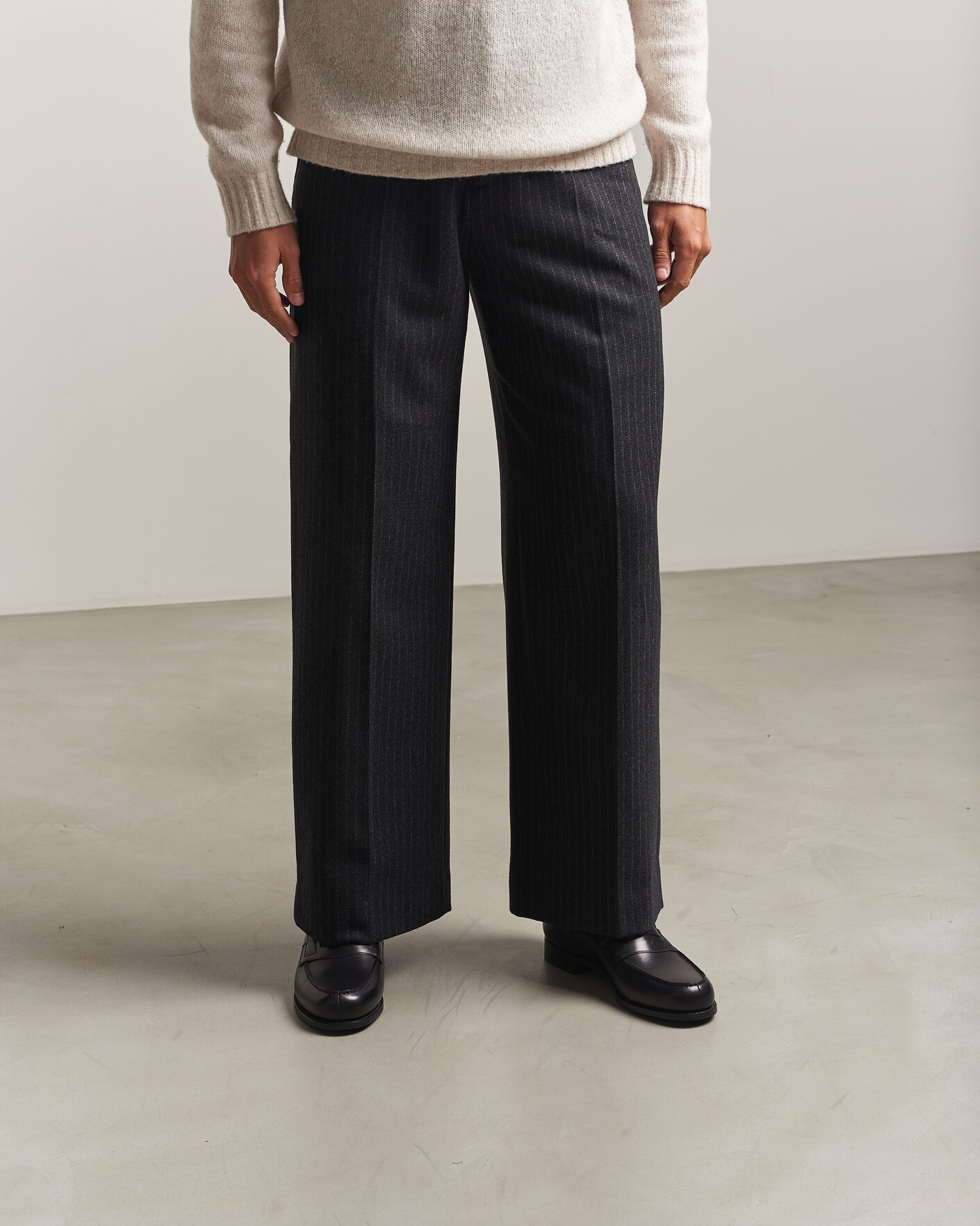 Uomini | Mocassini | J.M. Weston | 180 Penny Loafer Black Calf