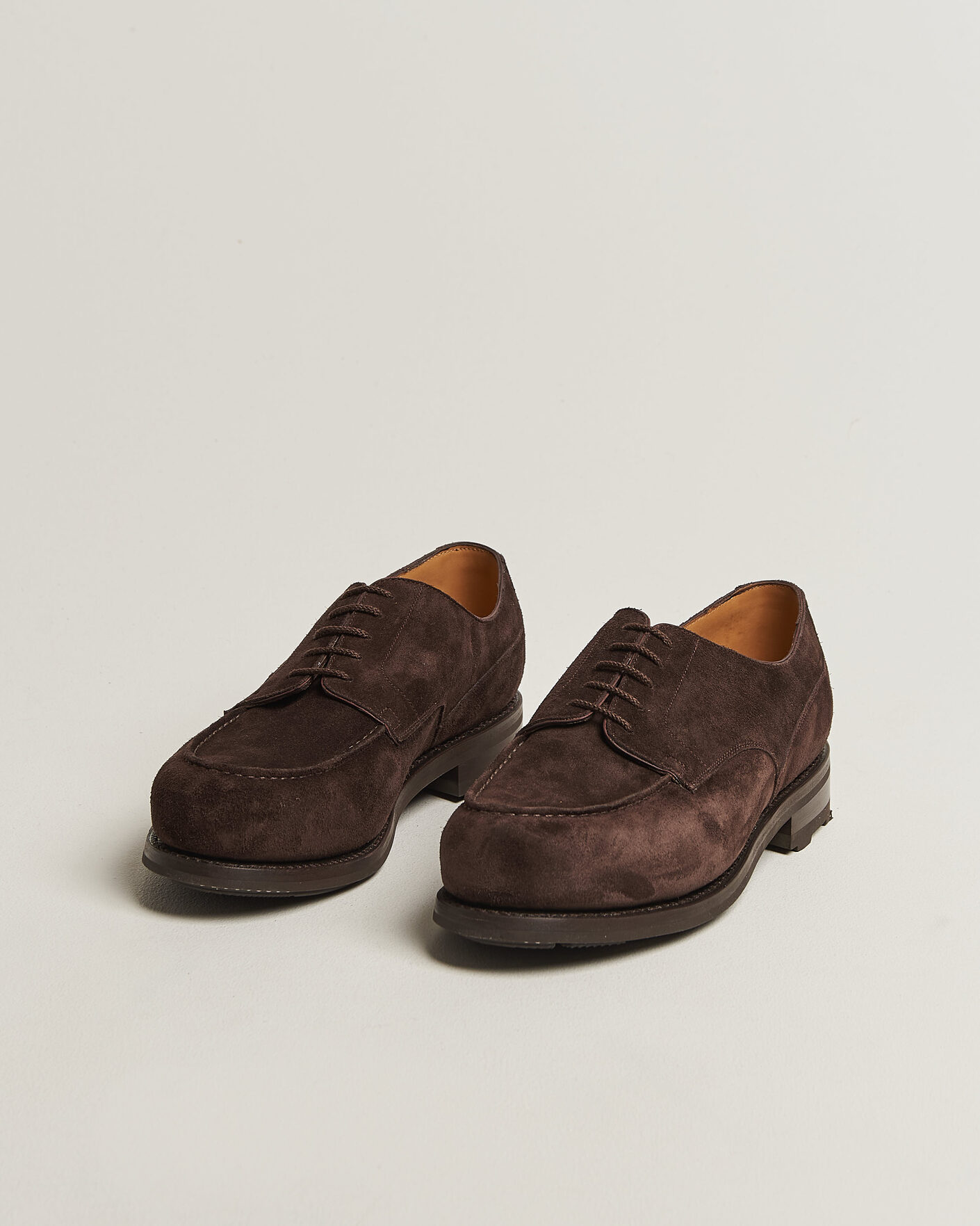 Uomini | Scarpe derby | J.M. Weston | Golf Derby Dark Brown Suede