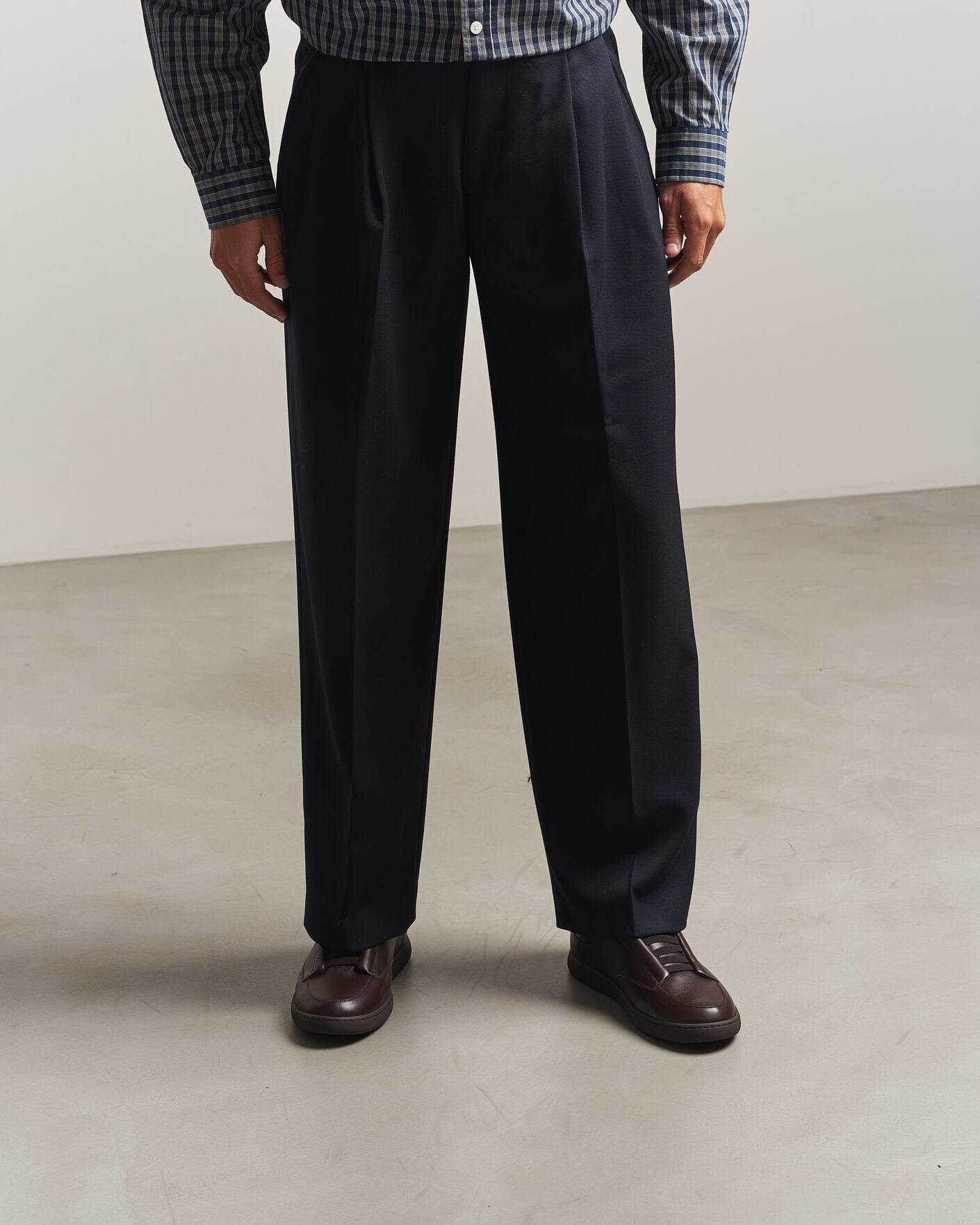 Uomini | Sneakers | J.M. Weston | Dress Sneaker Dark Brown Nappa