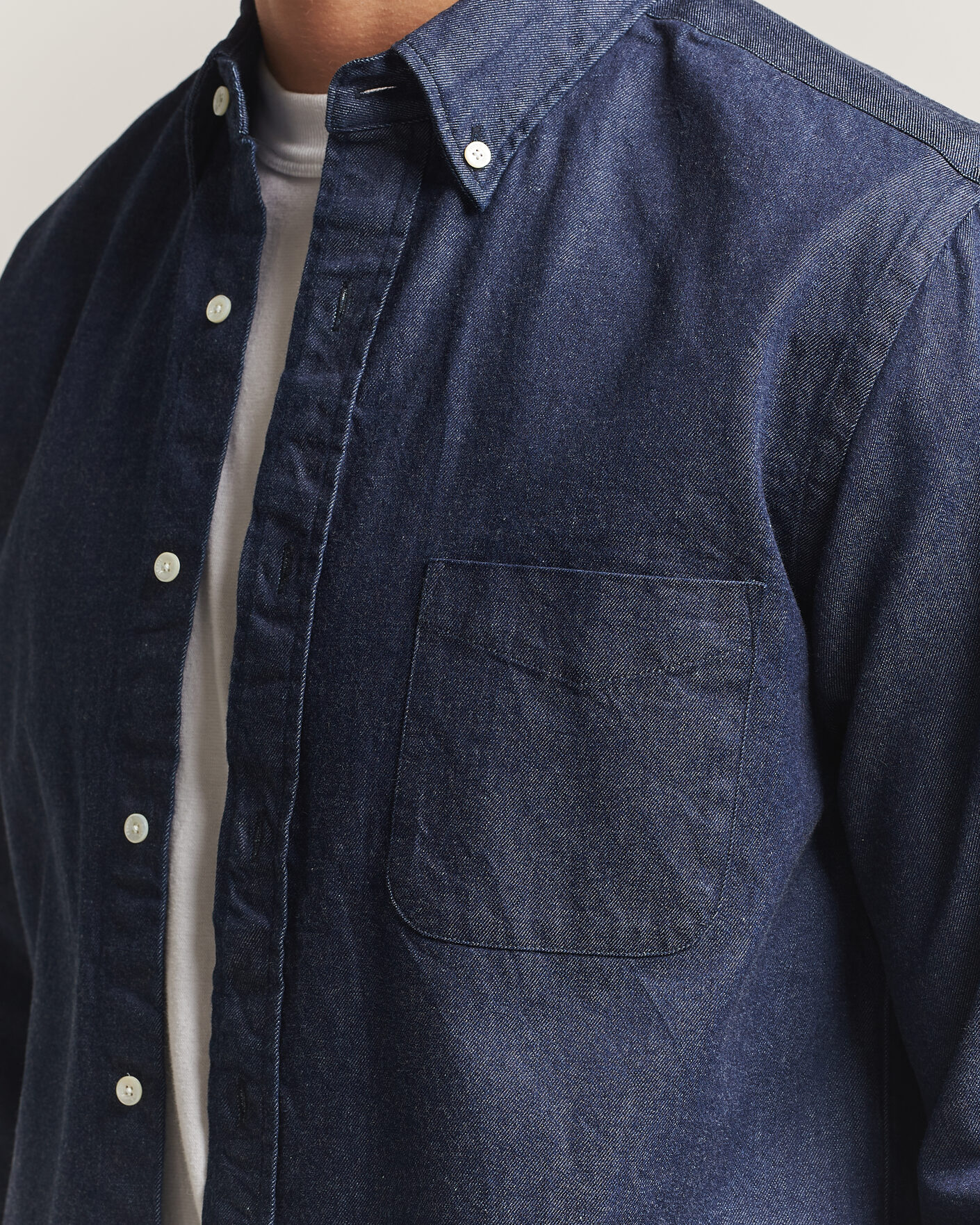 Uomini | Camicie | BEAMS PLUS | Denim Button Down Shirt Indigo
