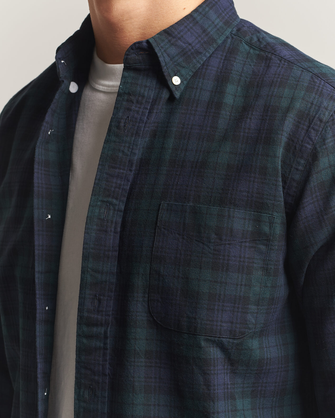 Uomini | Camicie | BEAMS PLUS | Button Down Shirt Black Watch